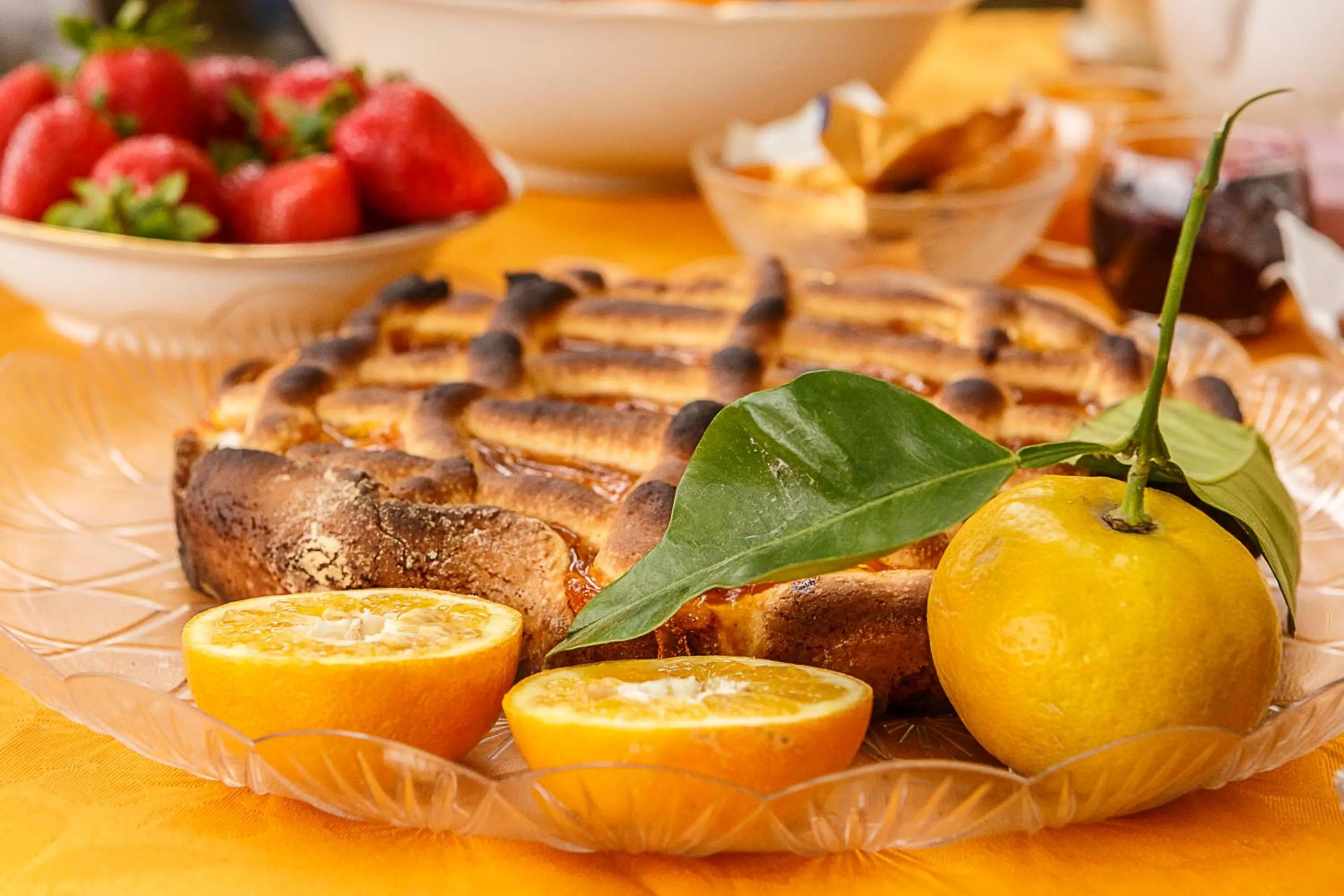 Italian breakfast in Locanda Etrusca