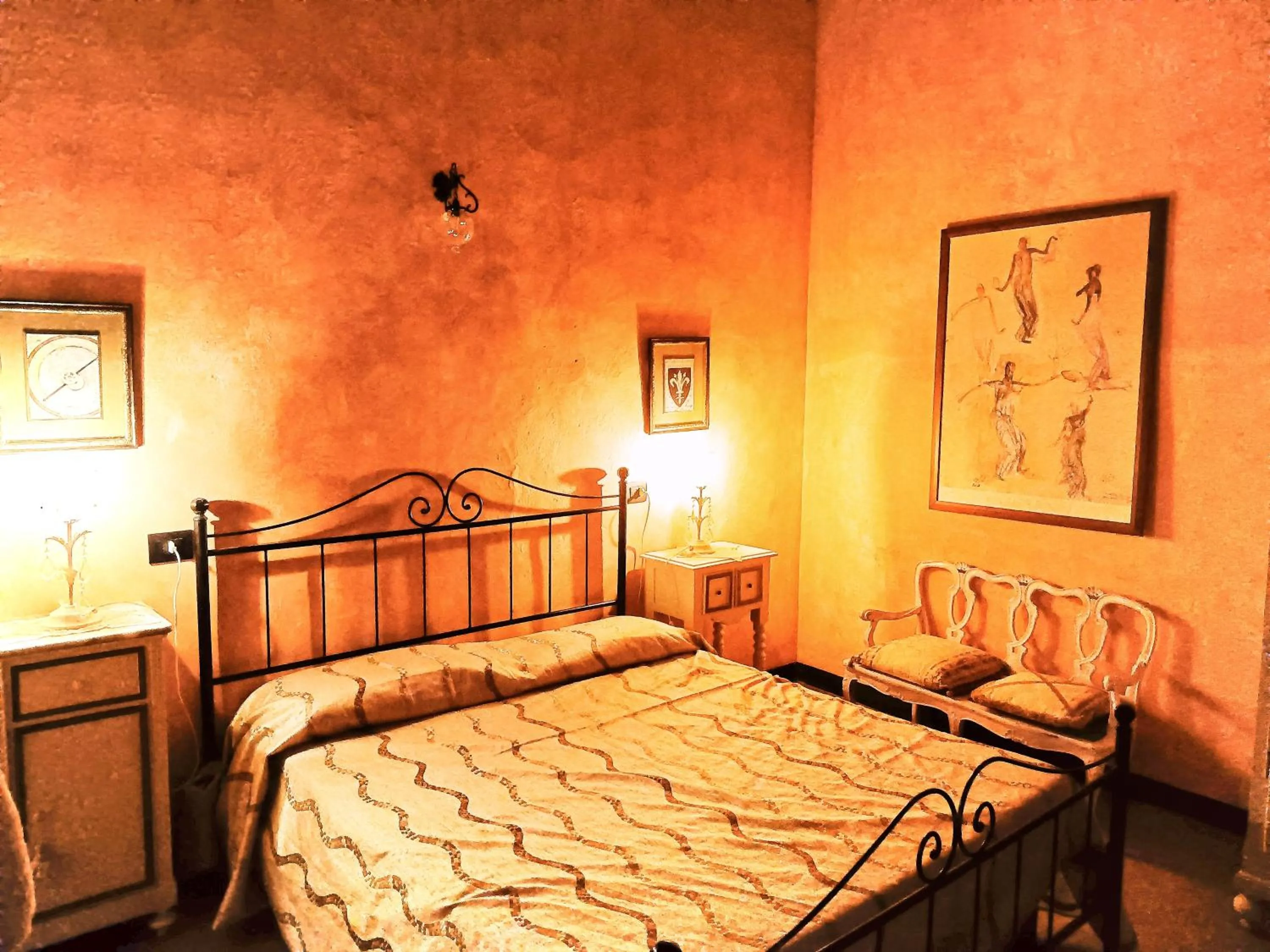 Bed in Locanda Etrusca