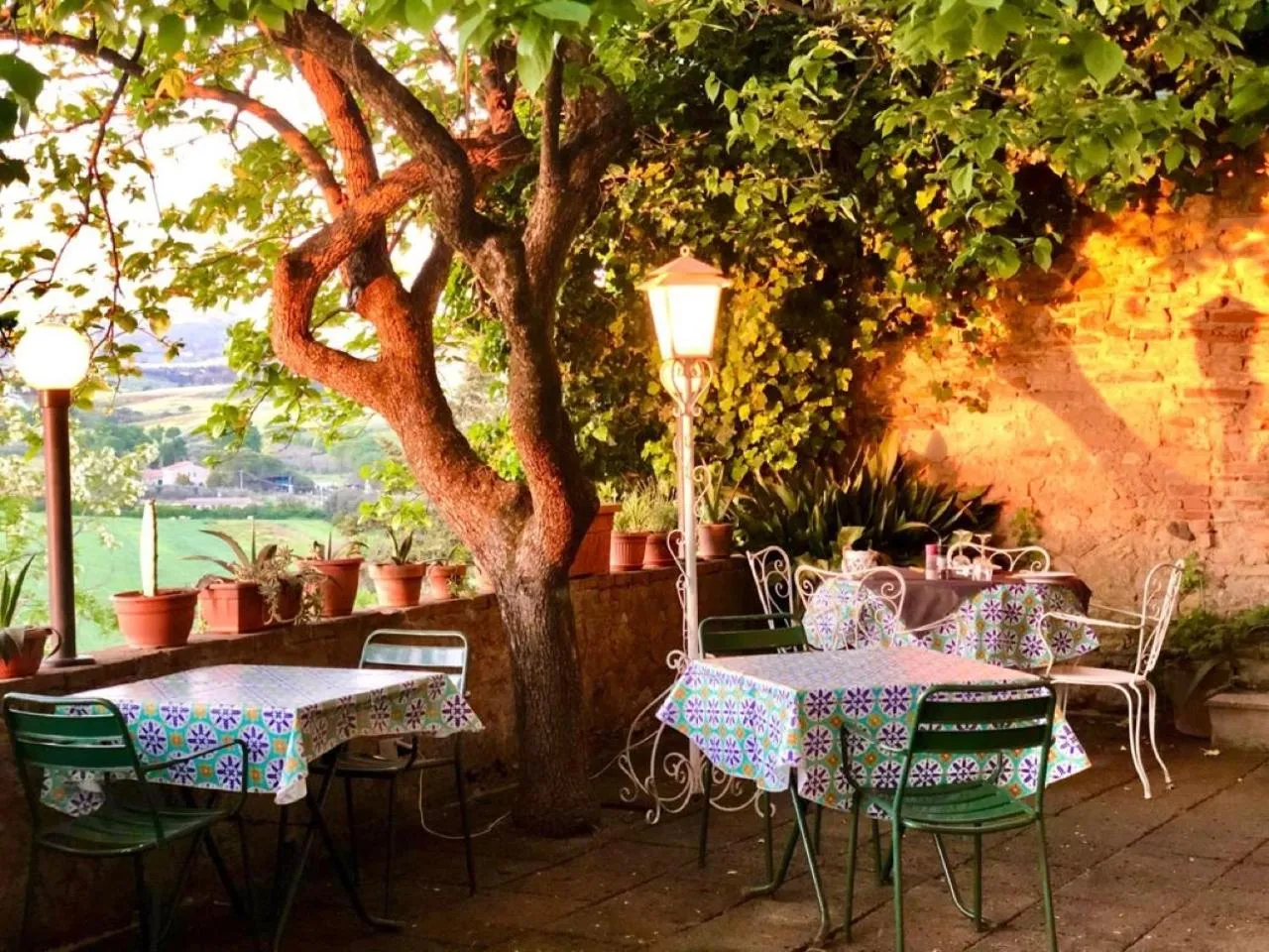 Garden in Locanda Etrusca
