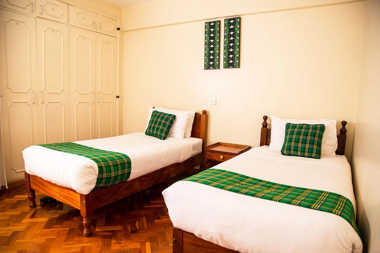 Bed in Njema Court Apartment