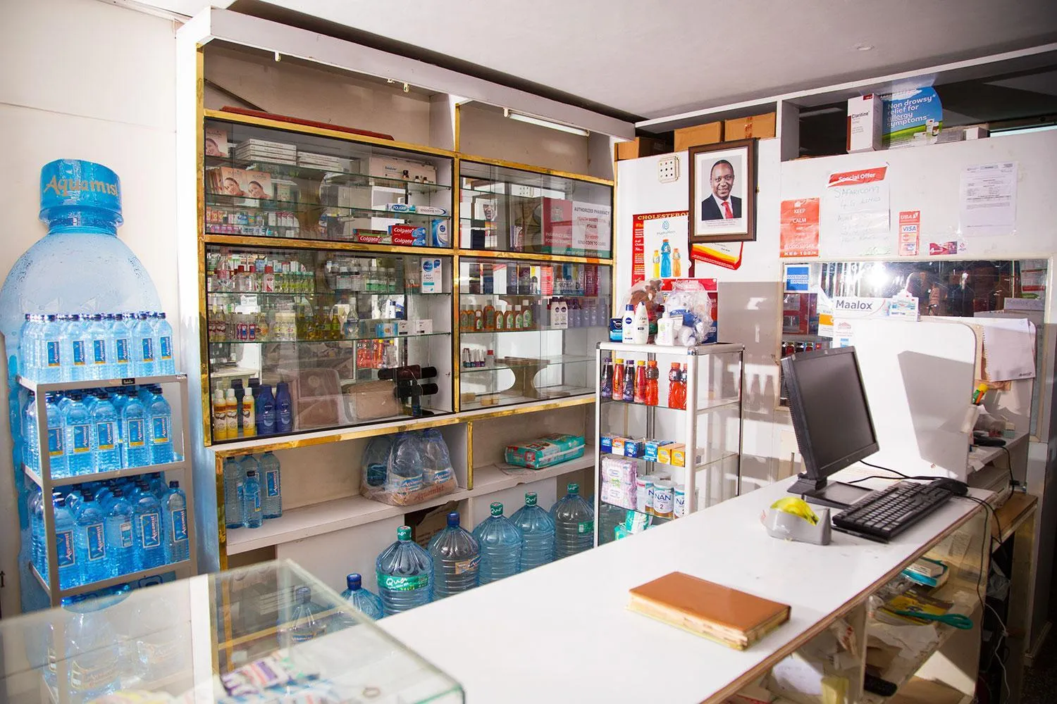 On-site shops in Njema Court Apartment