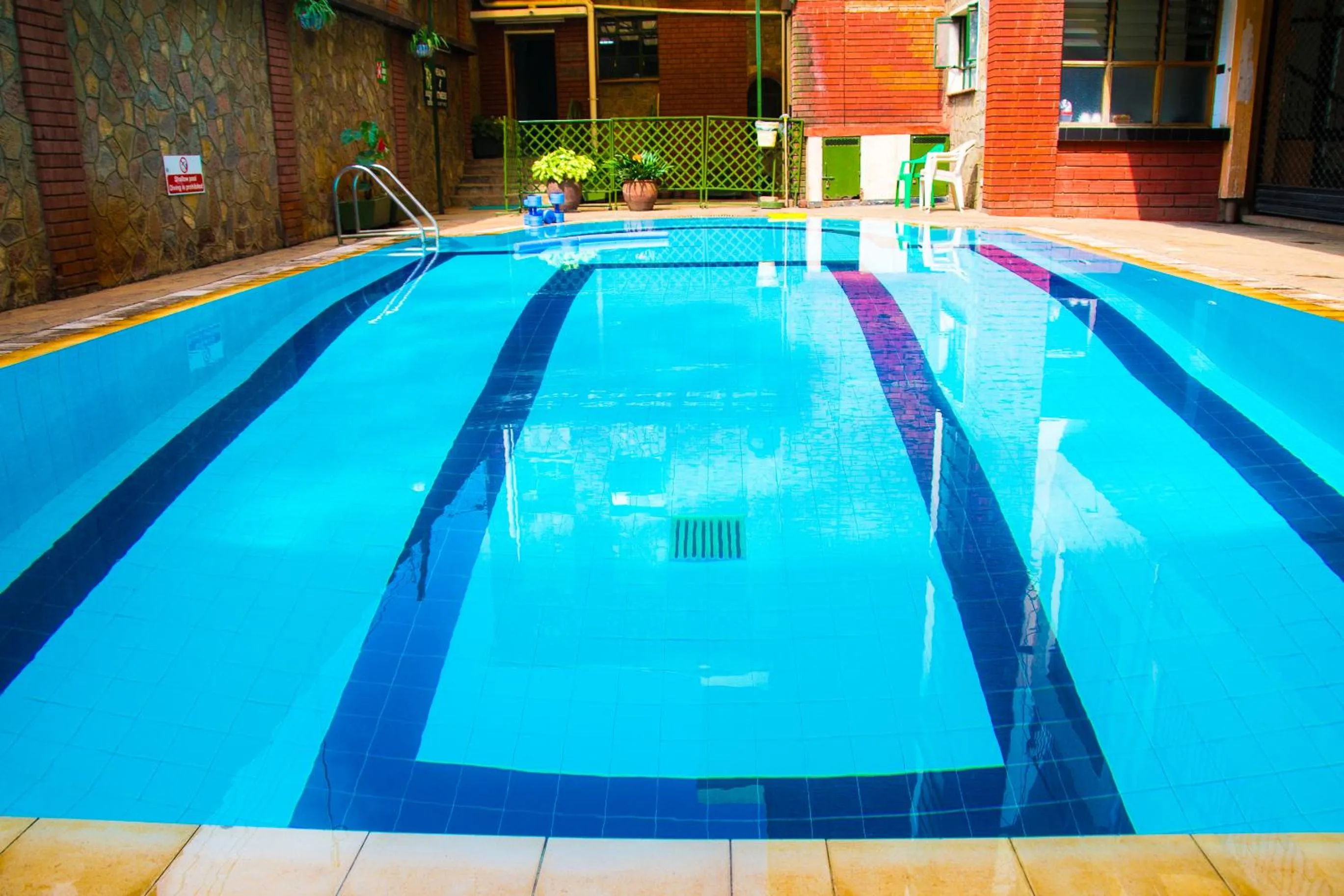 Swimming pool in Njema Court Apartment