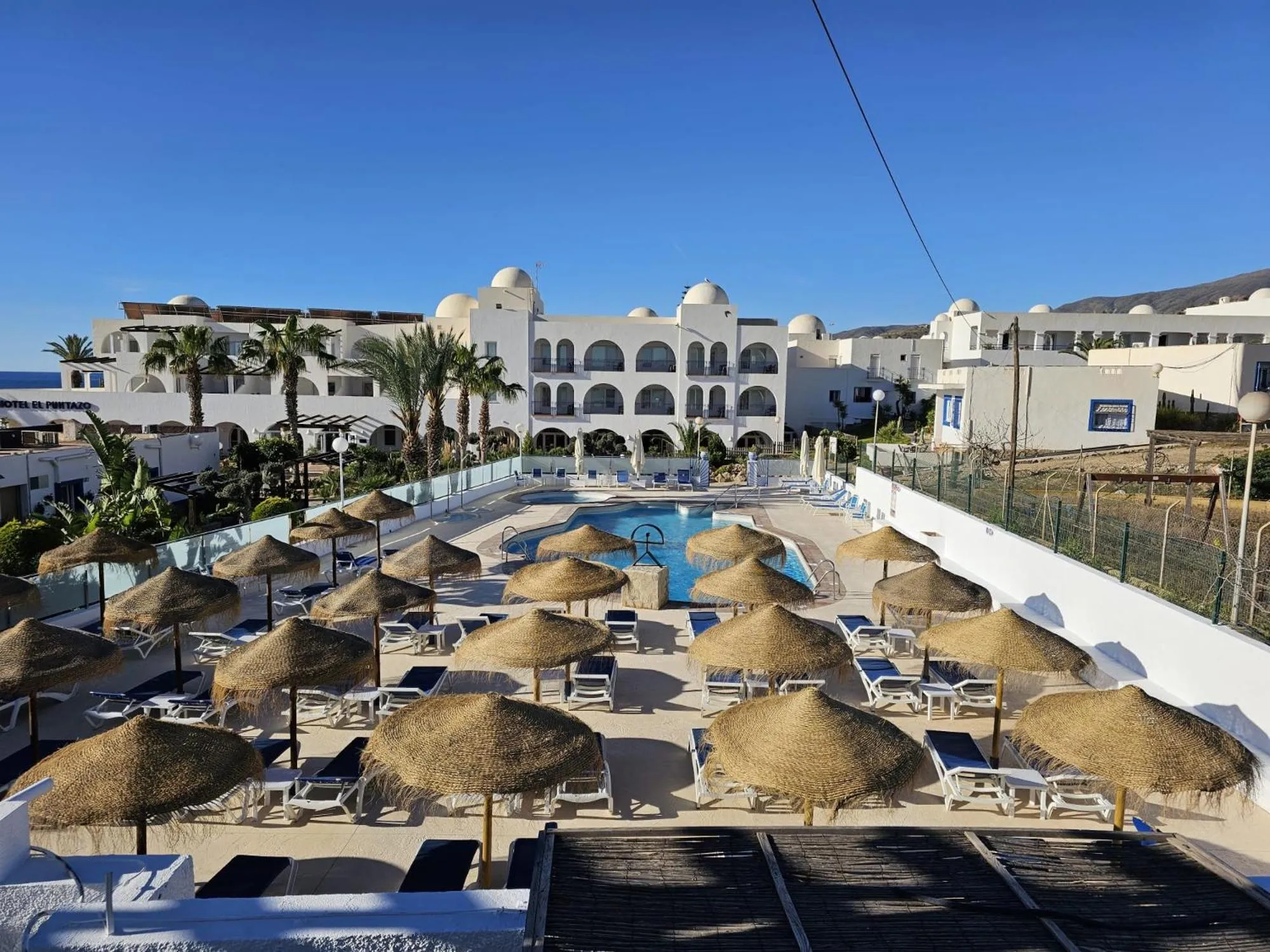 Pool view in Hotel Puntazo II