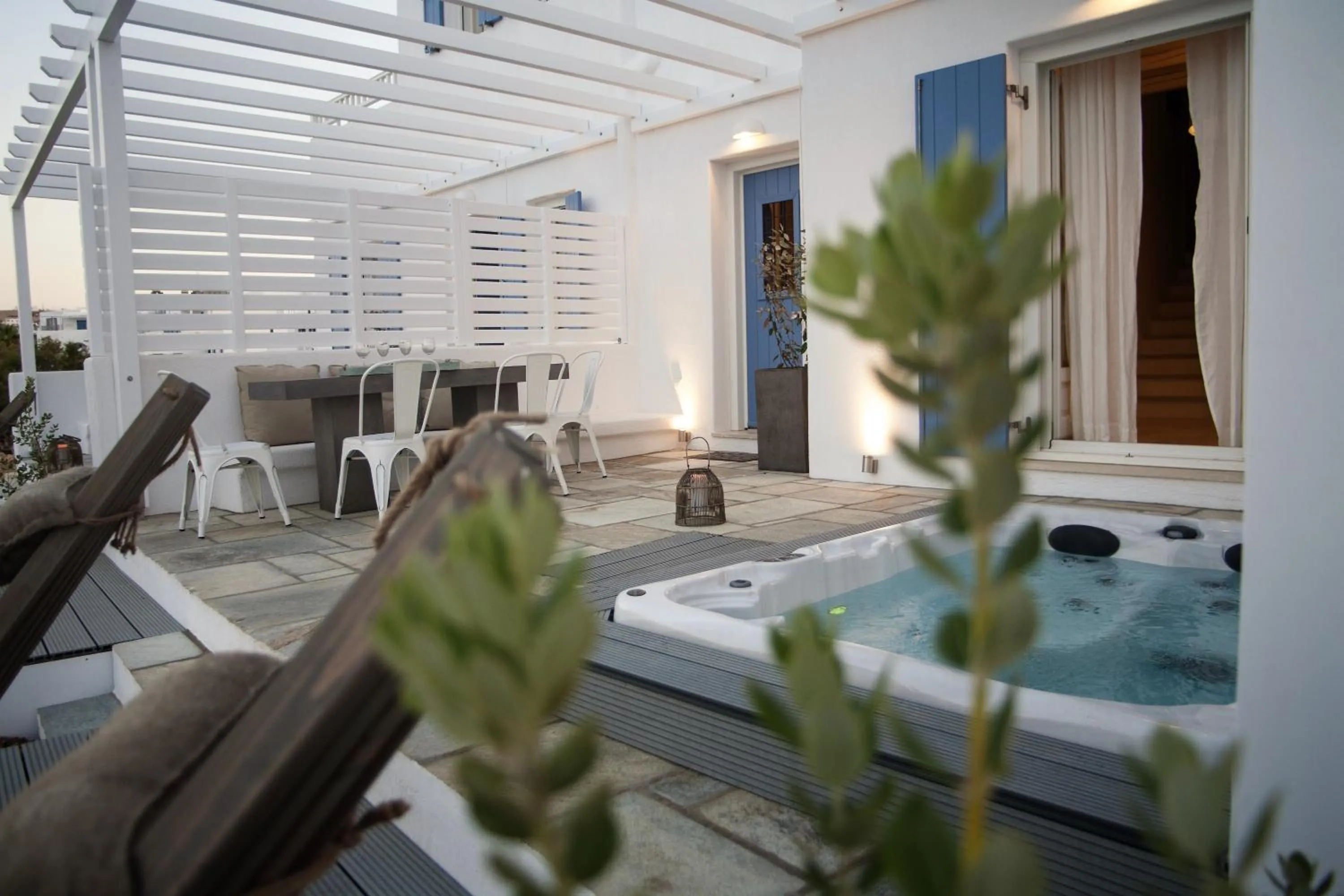 Hot Tub in Kalypso Villas