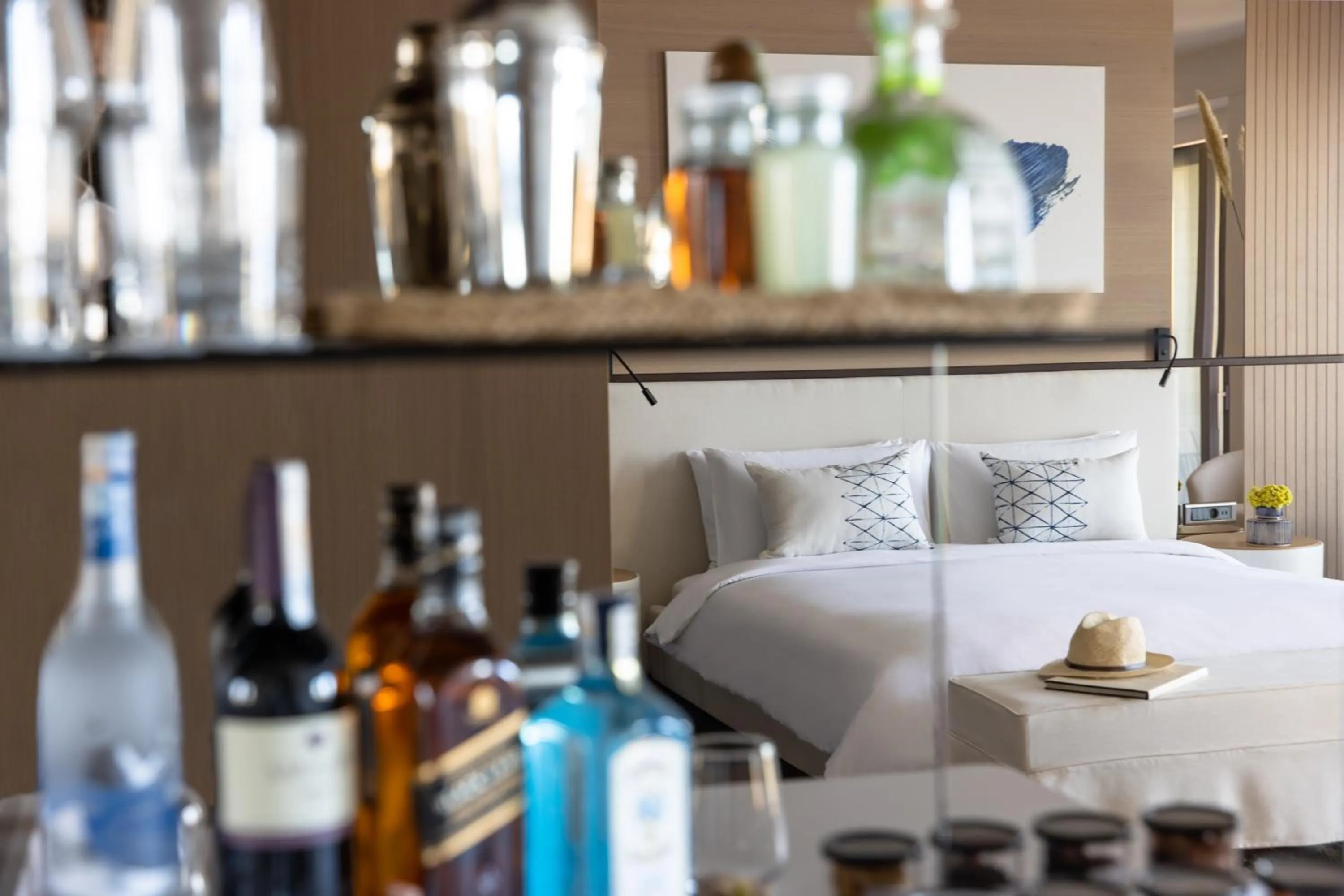 Coffee/tea facilities, Bed in METT Hotel & Beach Resort Bodrum