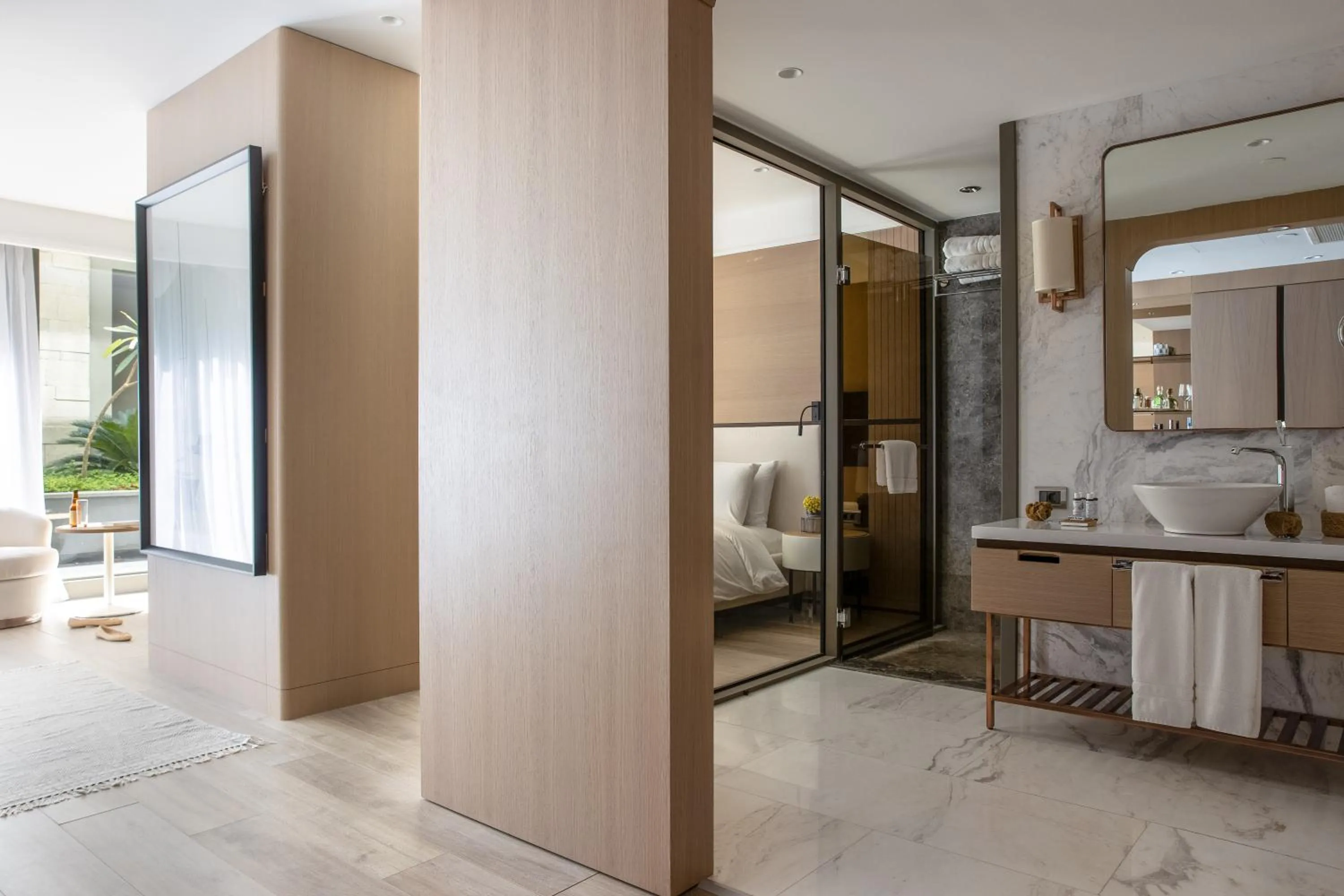 Bed in METT Hotel & Beach Resort Bodrum