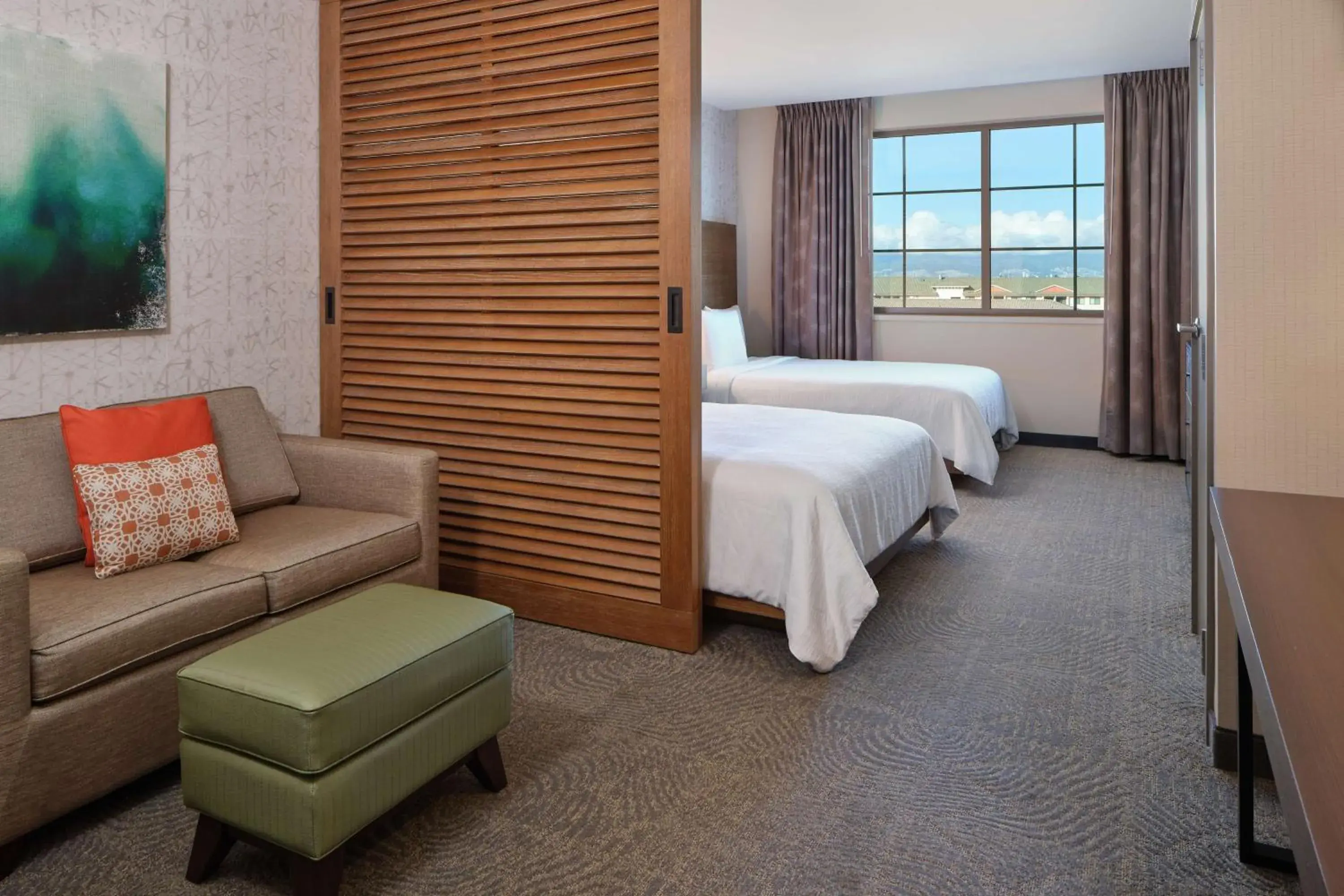 Living room, Bed in Embassy Suites By Hilton Oahu Kapolei - FREE Breakfast Living room, Bed in Embassy Suites By Hilton Oahu Kapolei - FREE Breakfast