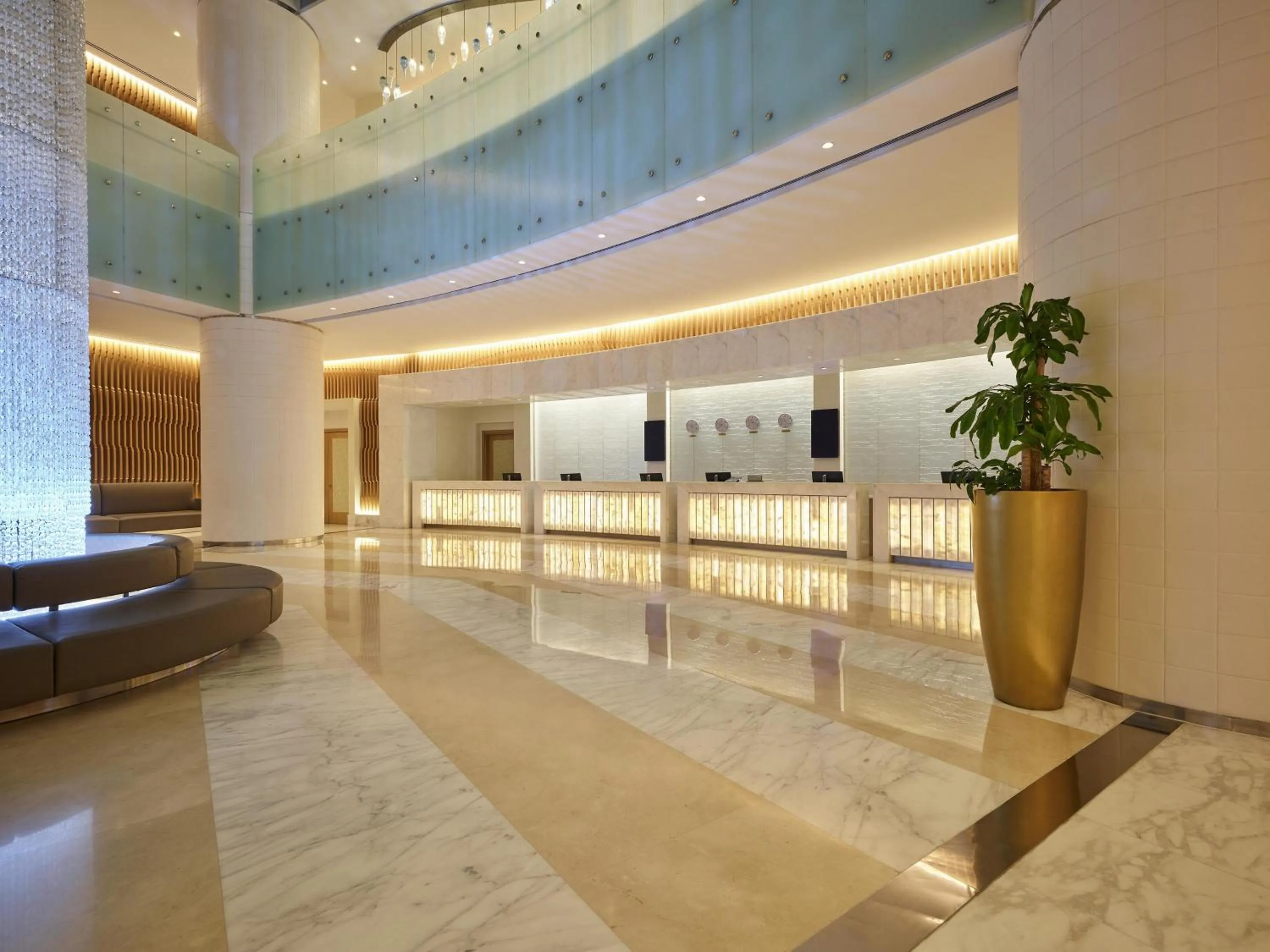 Lobby or reception in Hilton Hotel & Convention Jabal Omar Makkah