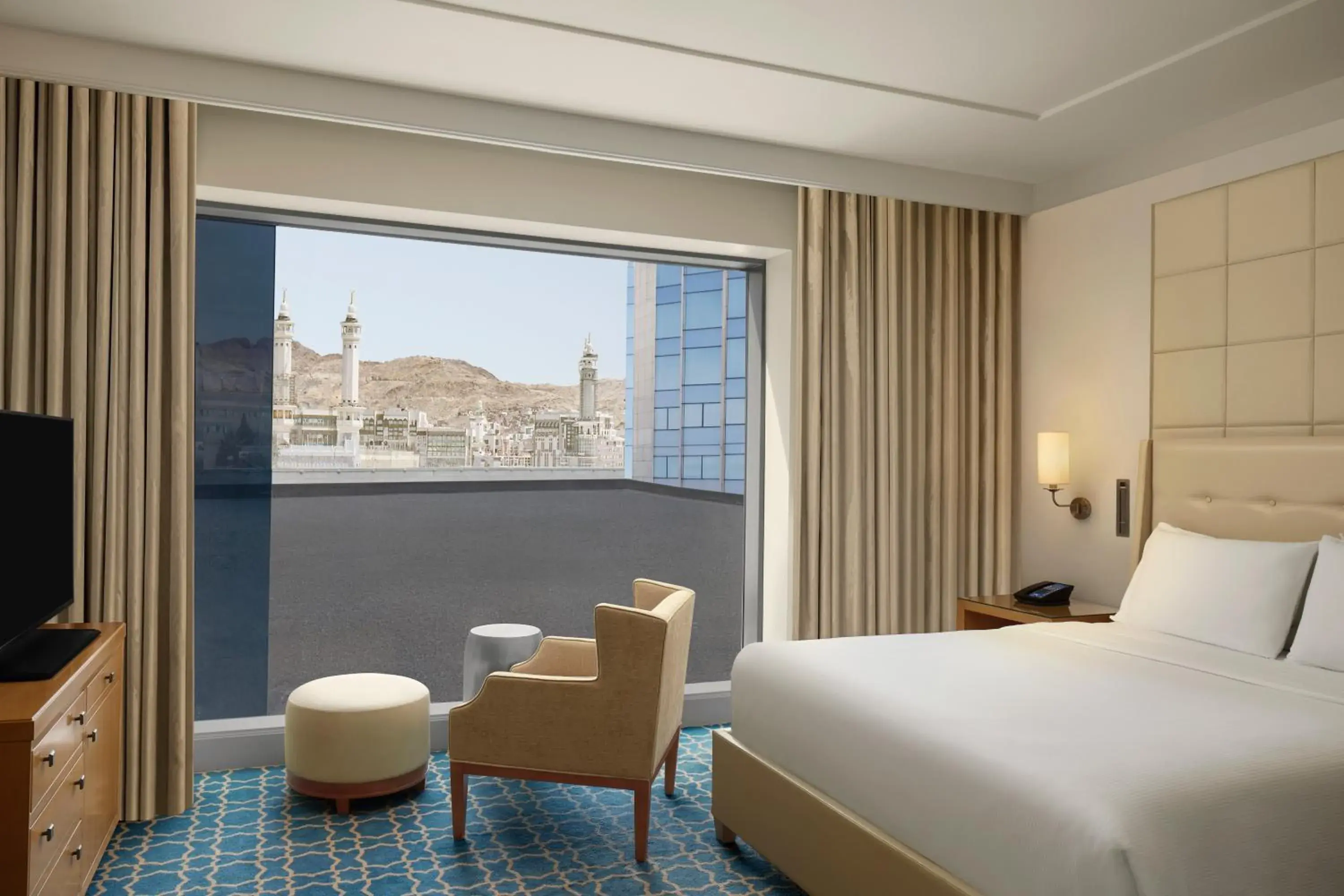 Bed in Hilton Hotel & Convention Jabal Omar Makkah Bed in Hilton Hotel & Convention Jabal Omar Makkah