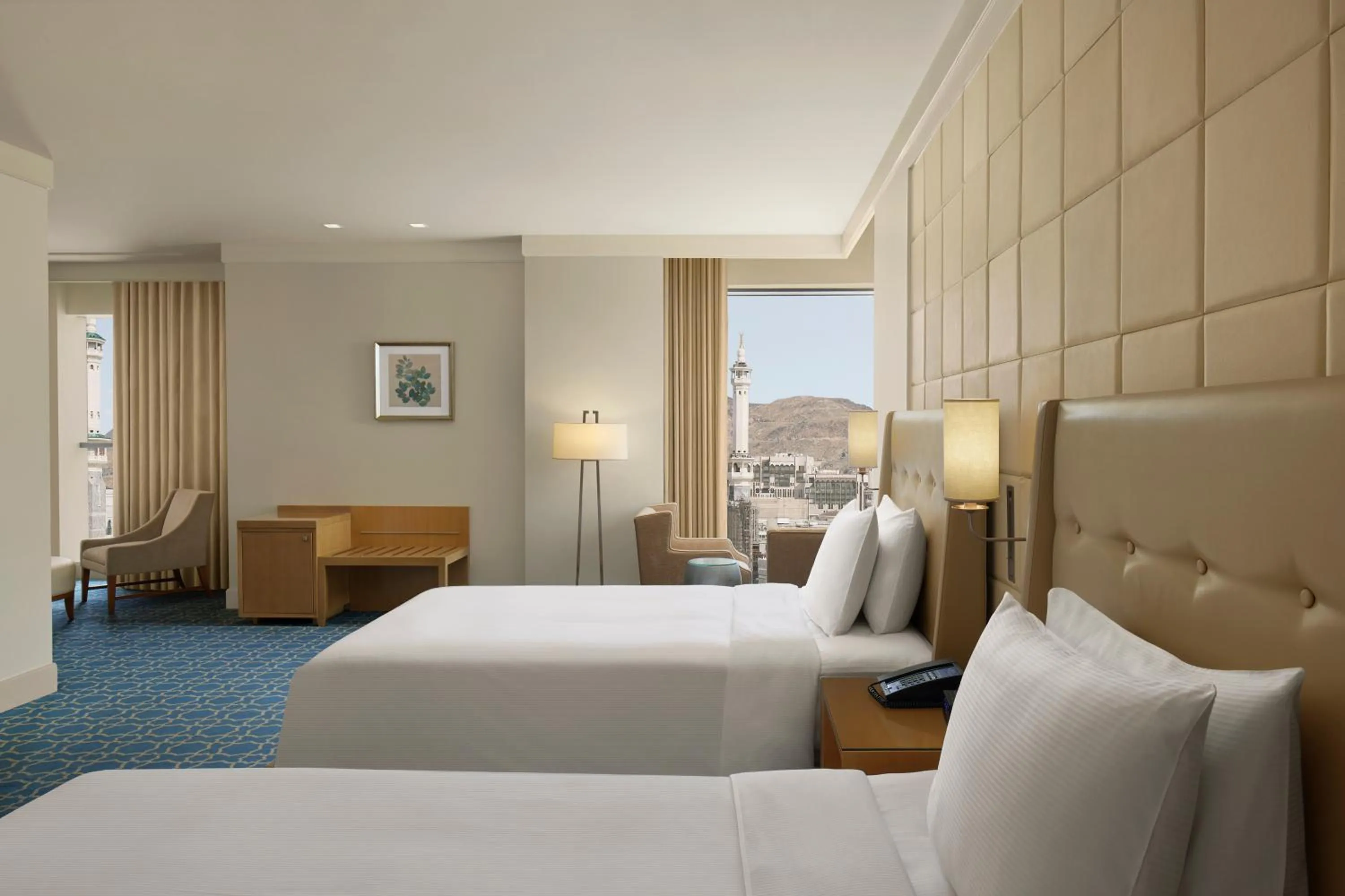 Bed in Hilton Hotel & Convention Jabal Omar Makkah