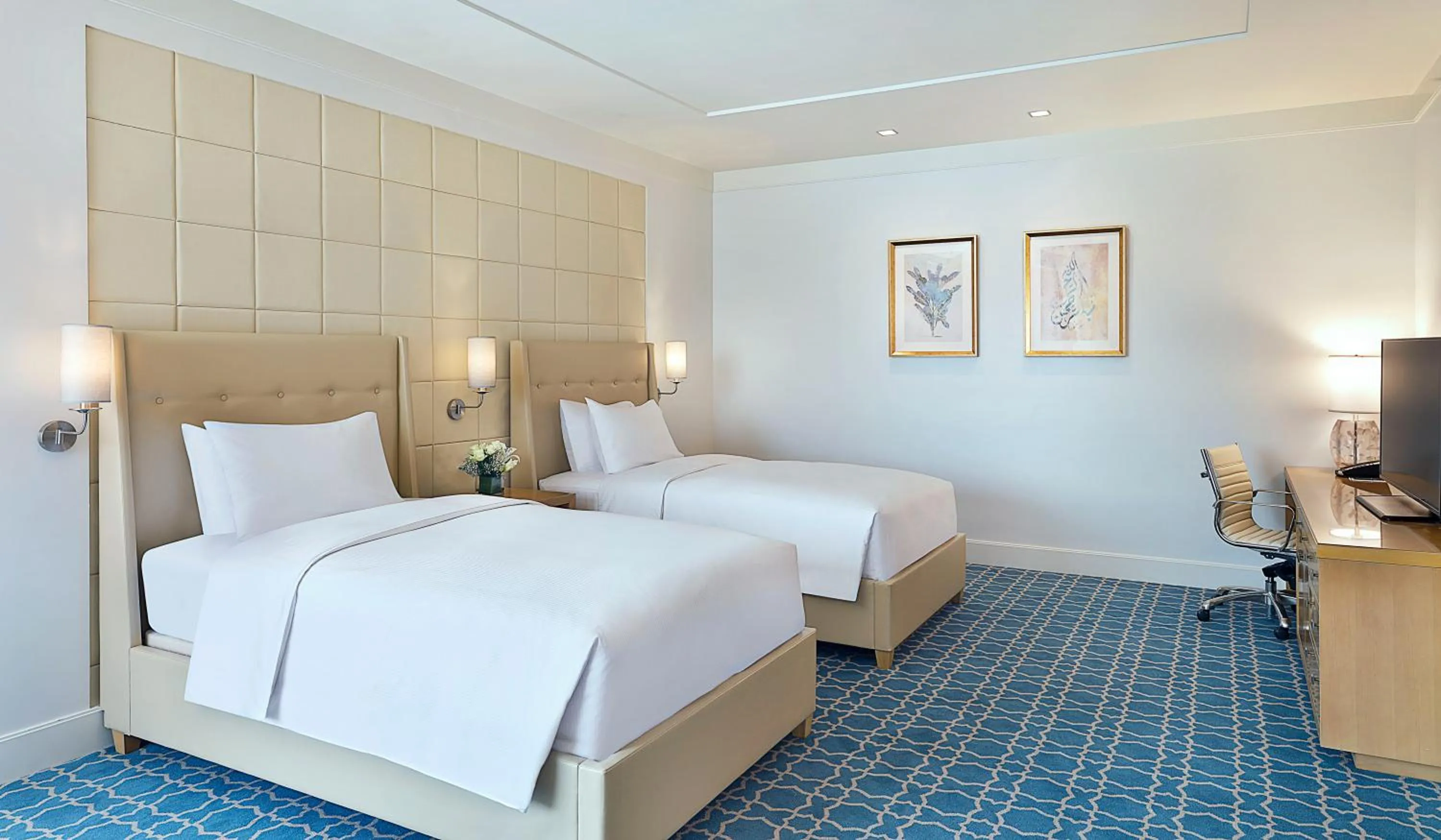 Bed in Hilton Hotel & Convention Jabal Omar Makkah