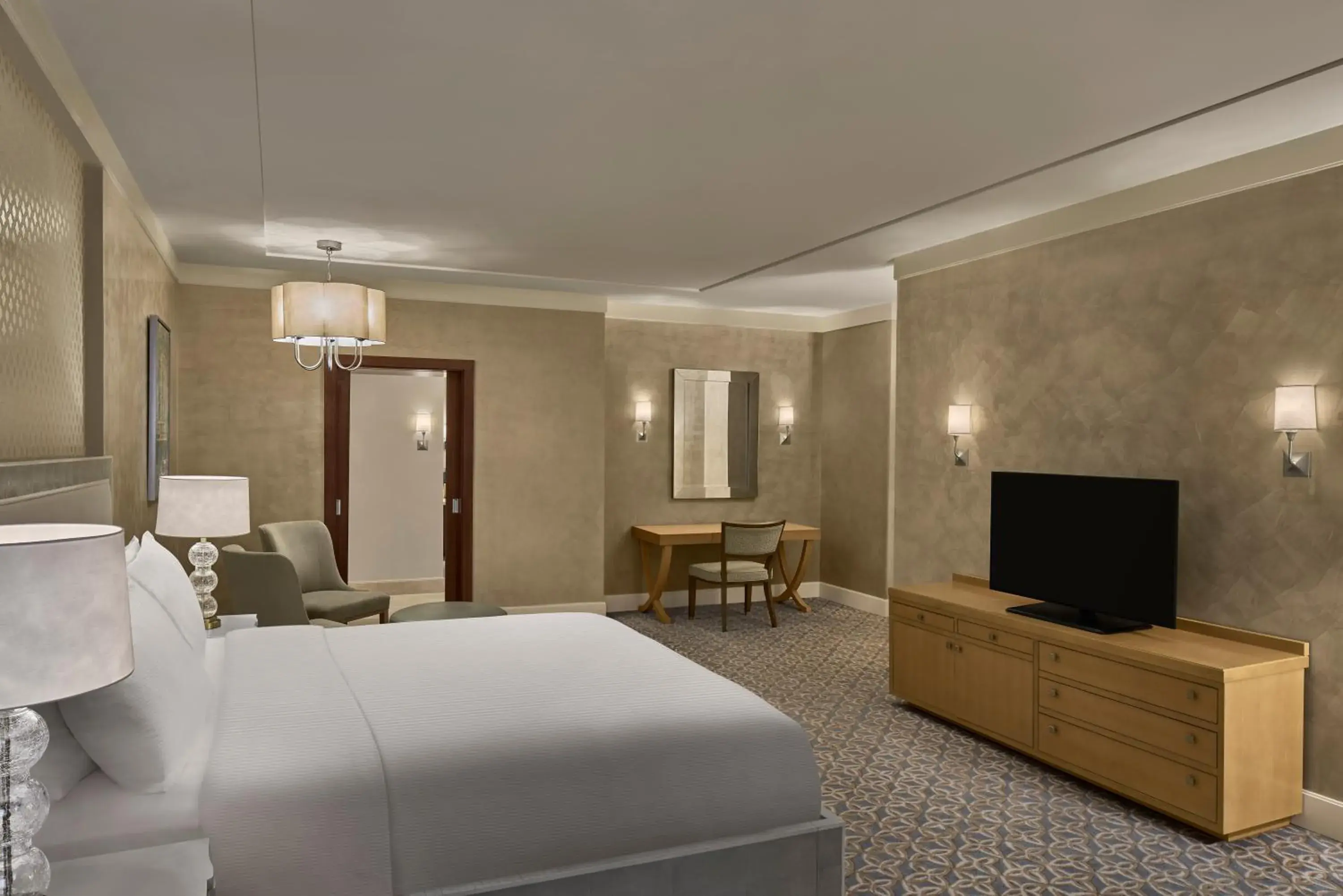 Bed in Hilton Hotel & Convention Jabal Omar Makkah Bed in Hilton Hotel & Convention Jabal Omar Makkah