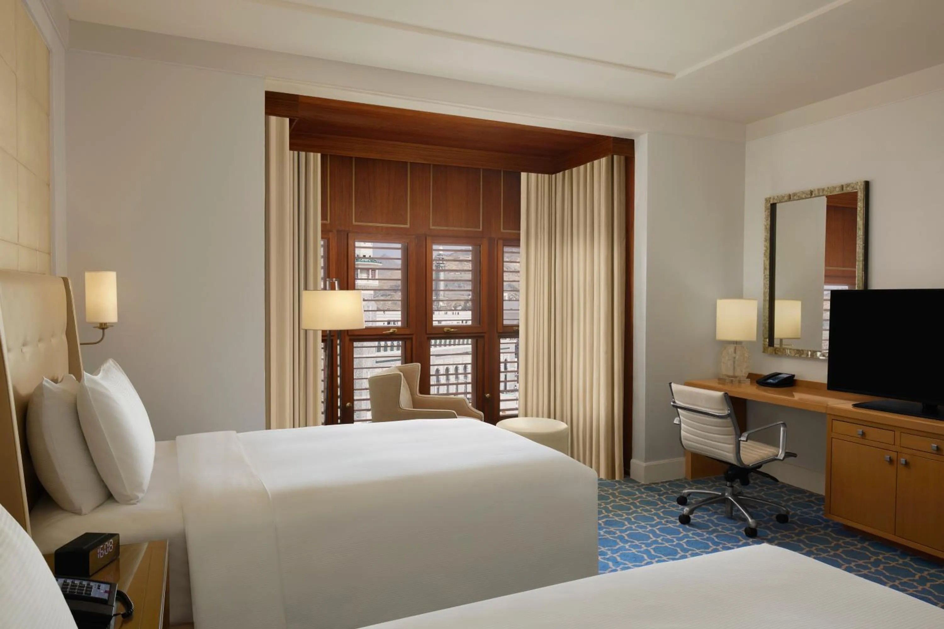 Bed in Hilton Hotel & Convention Jabal Omar Makkah