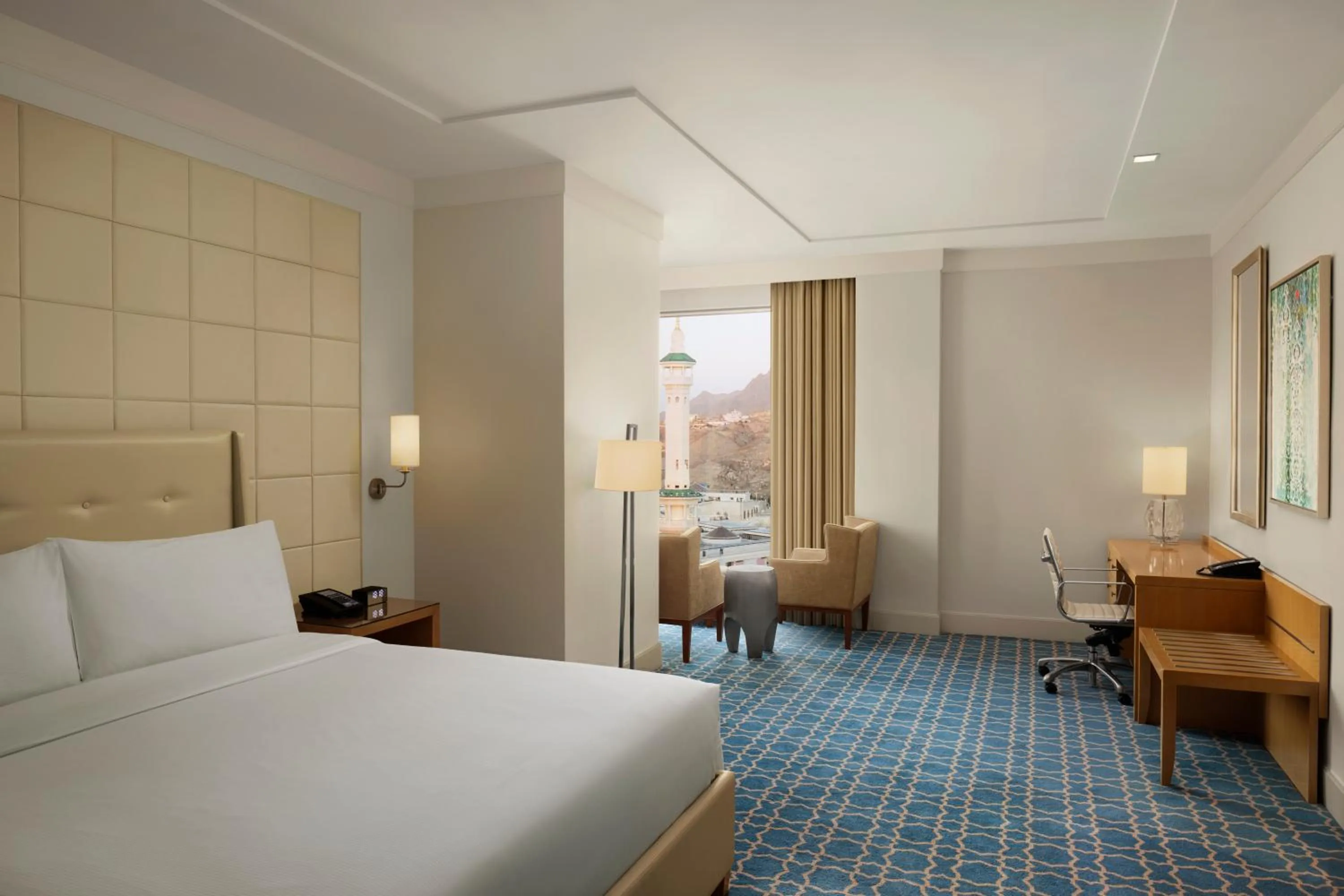 Bed in Hilton Hotel & Convention Jabal Omar Makkah