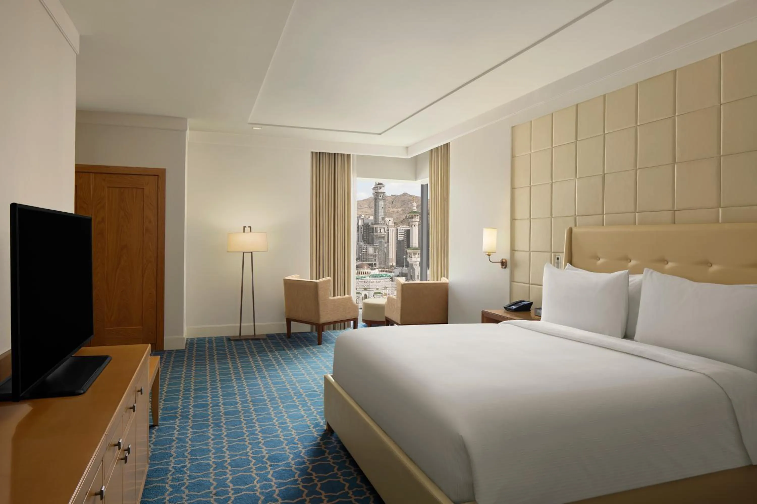 Bed in Hilton Hotel & Convention Jabal Omar Makkah