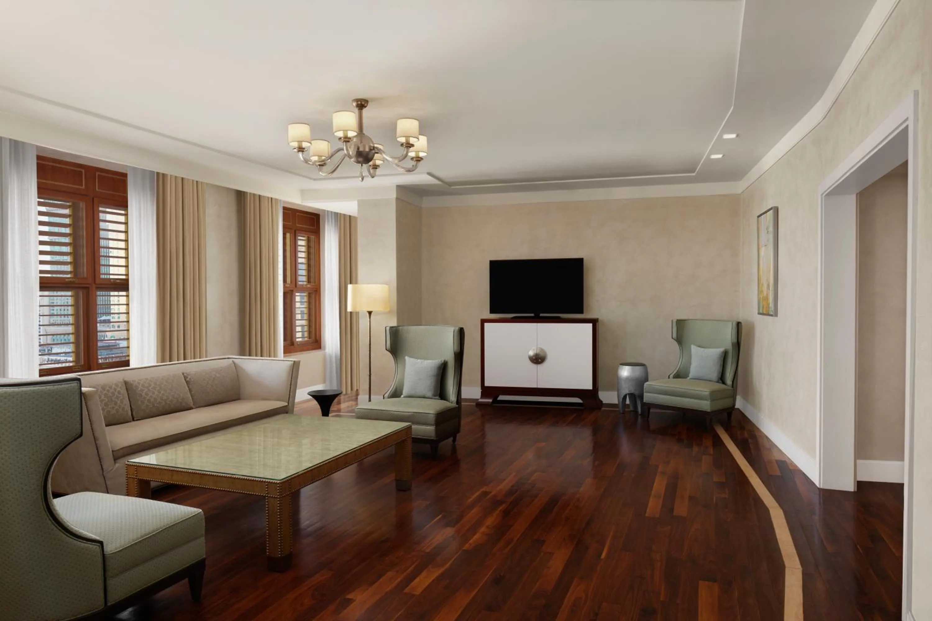 Seating area in Hilton Hotel & Convention Jabal Omar Makkah