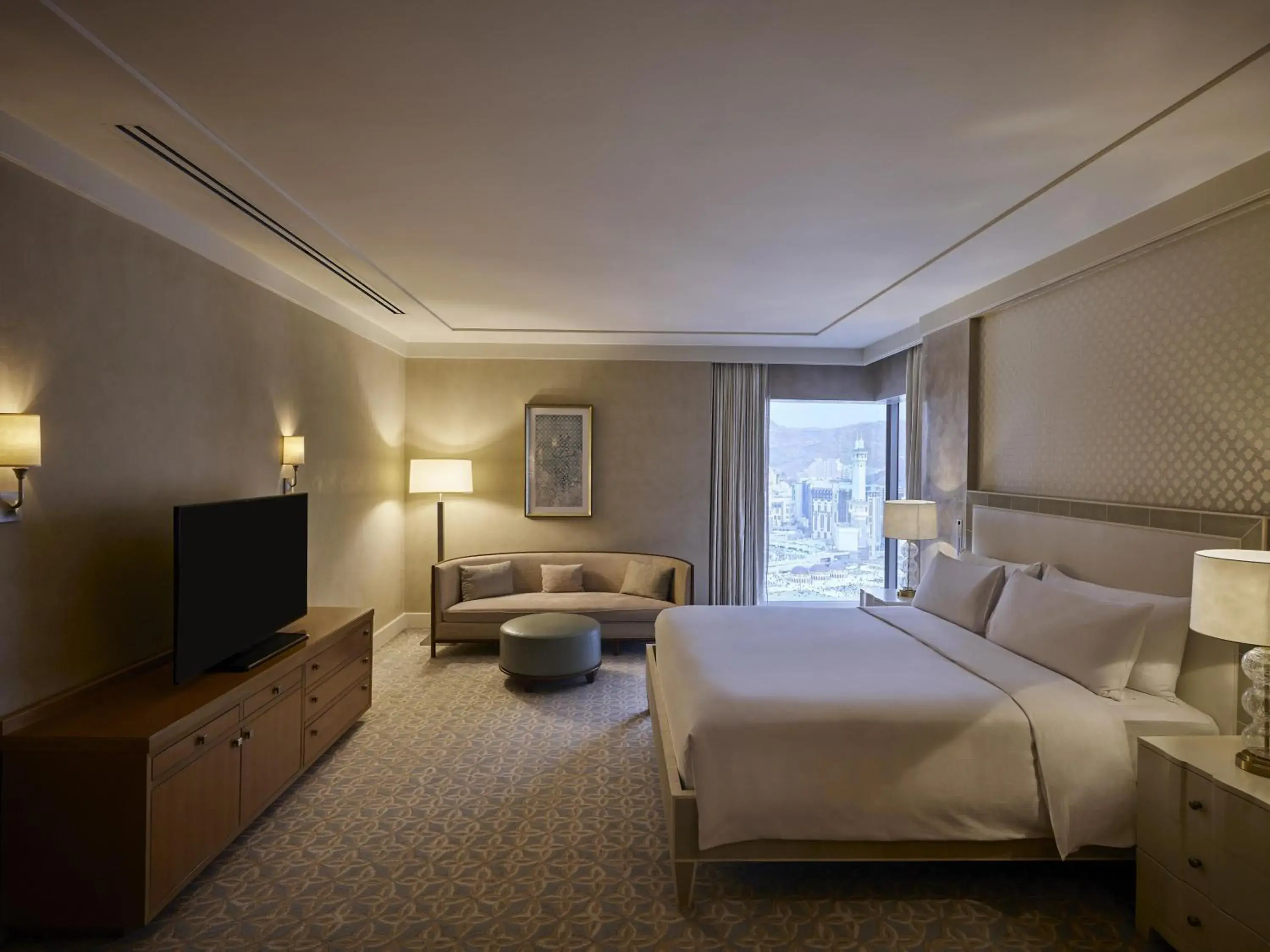 Bed in Hilton Hotel & Convention Jabal Omar Makkah Bed in Hilton Hotel & Convention Jabal Omar Makkah