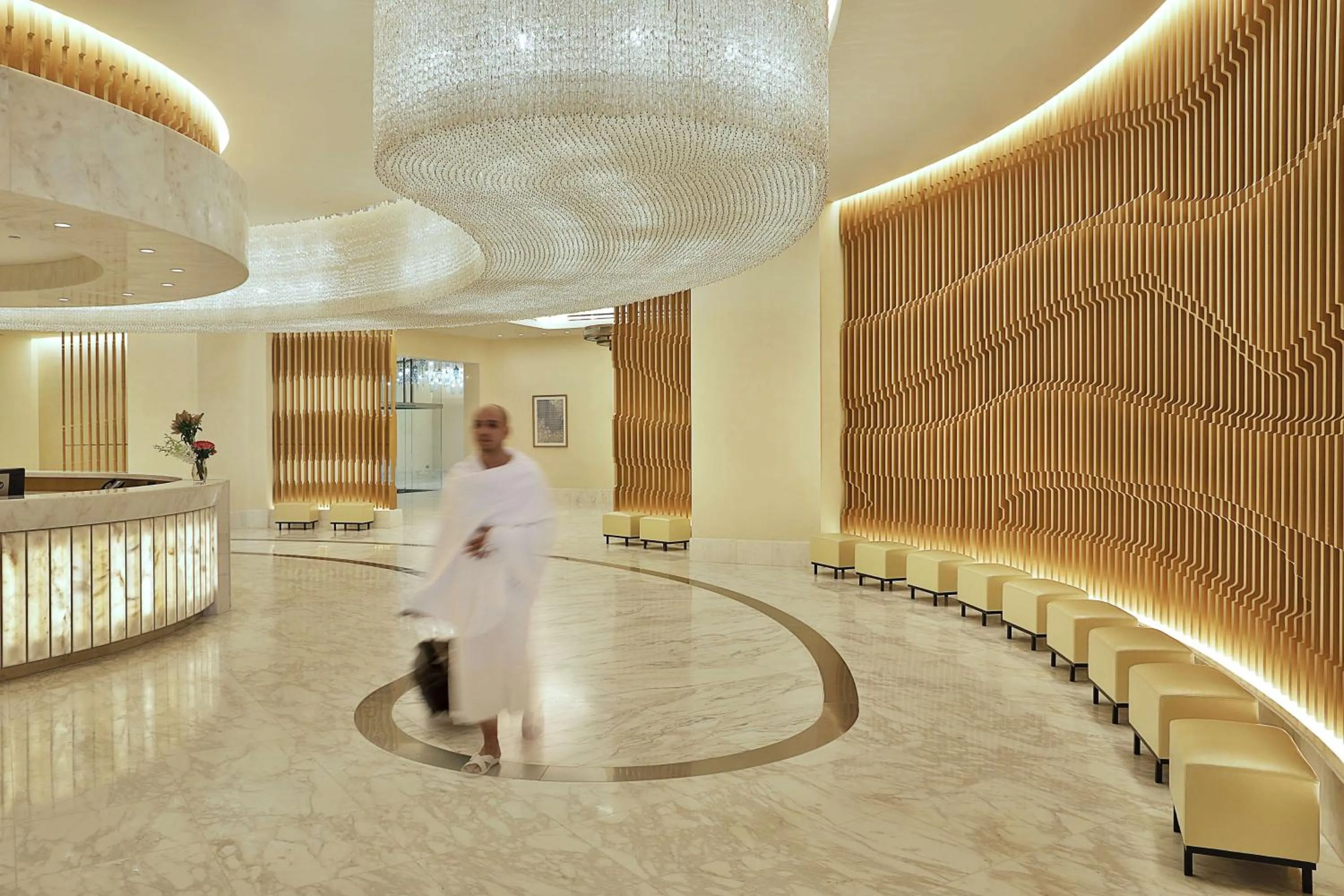 Lobby or reception in Hilton Hotel & Convention Jabal Omar Makkah