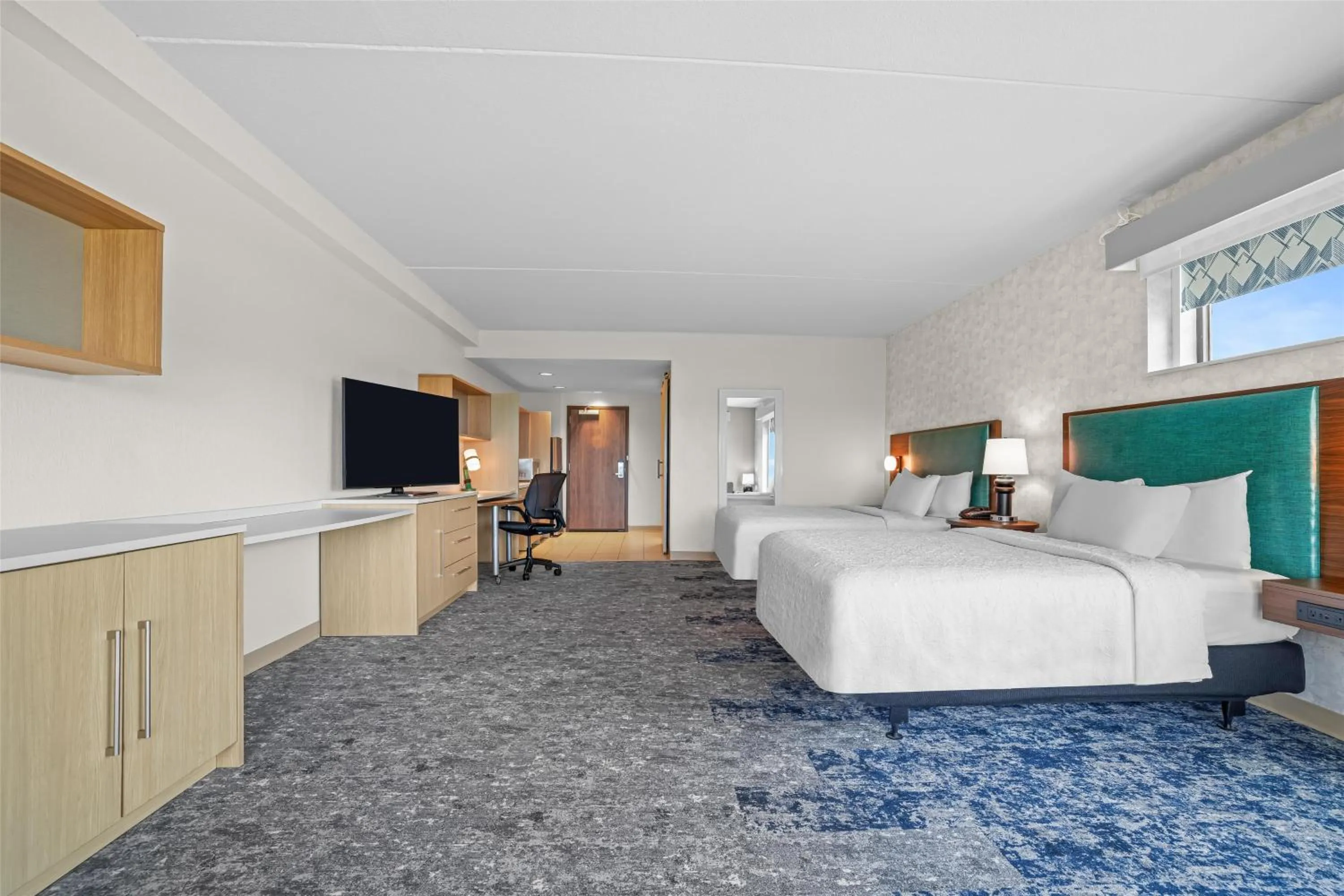 Bed in Home2 Suites By Hilton Pigeon Forge