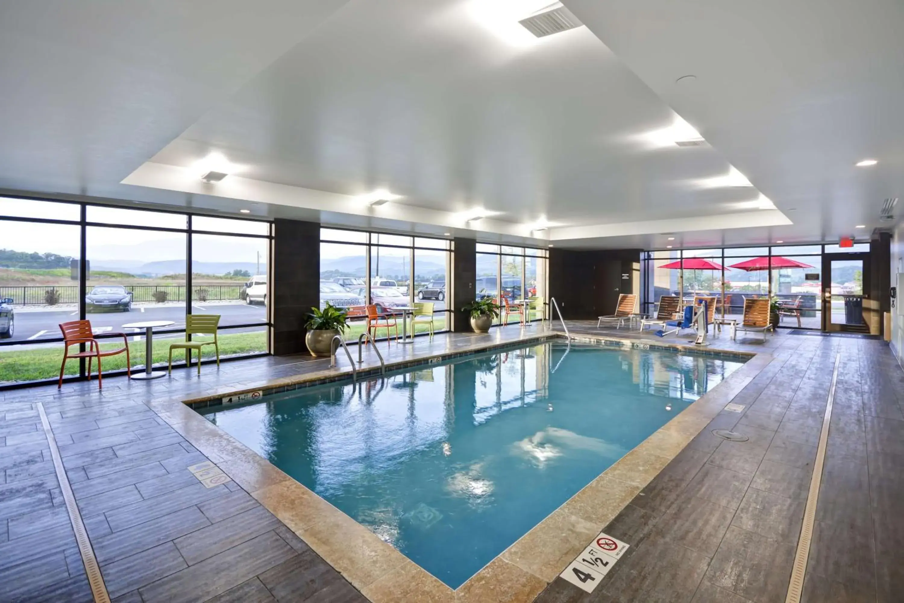 Pool view in Home2 Suites By Hilton Pigeon Forge Pool view in Home2 Suites By Hilton Pigeon Forge
