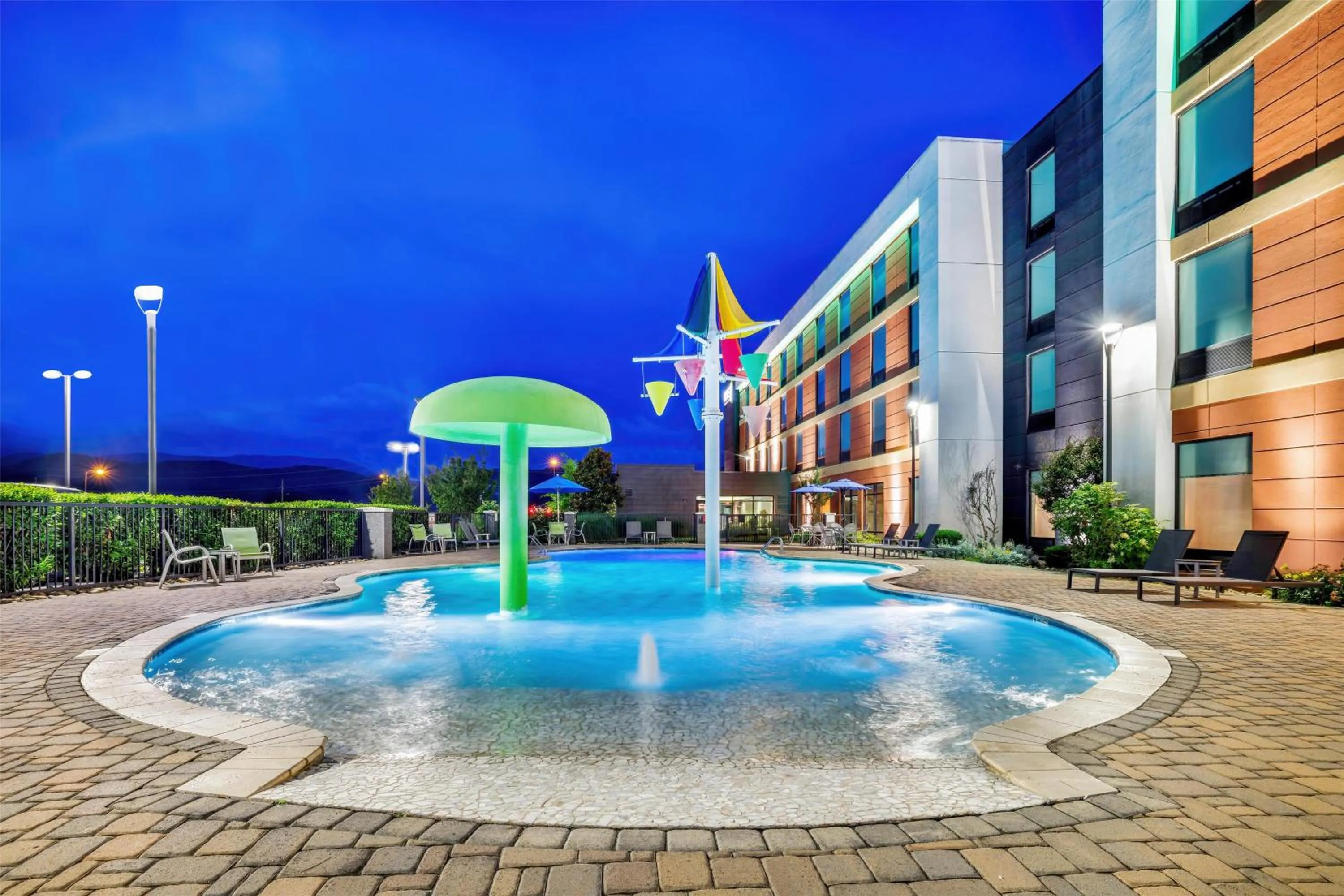 Pool view in Home2 Suites By Hilton Pigeon Forge