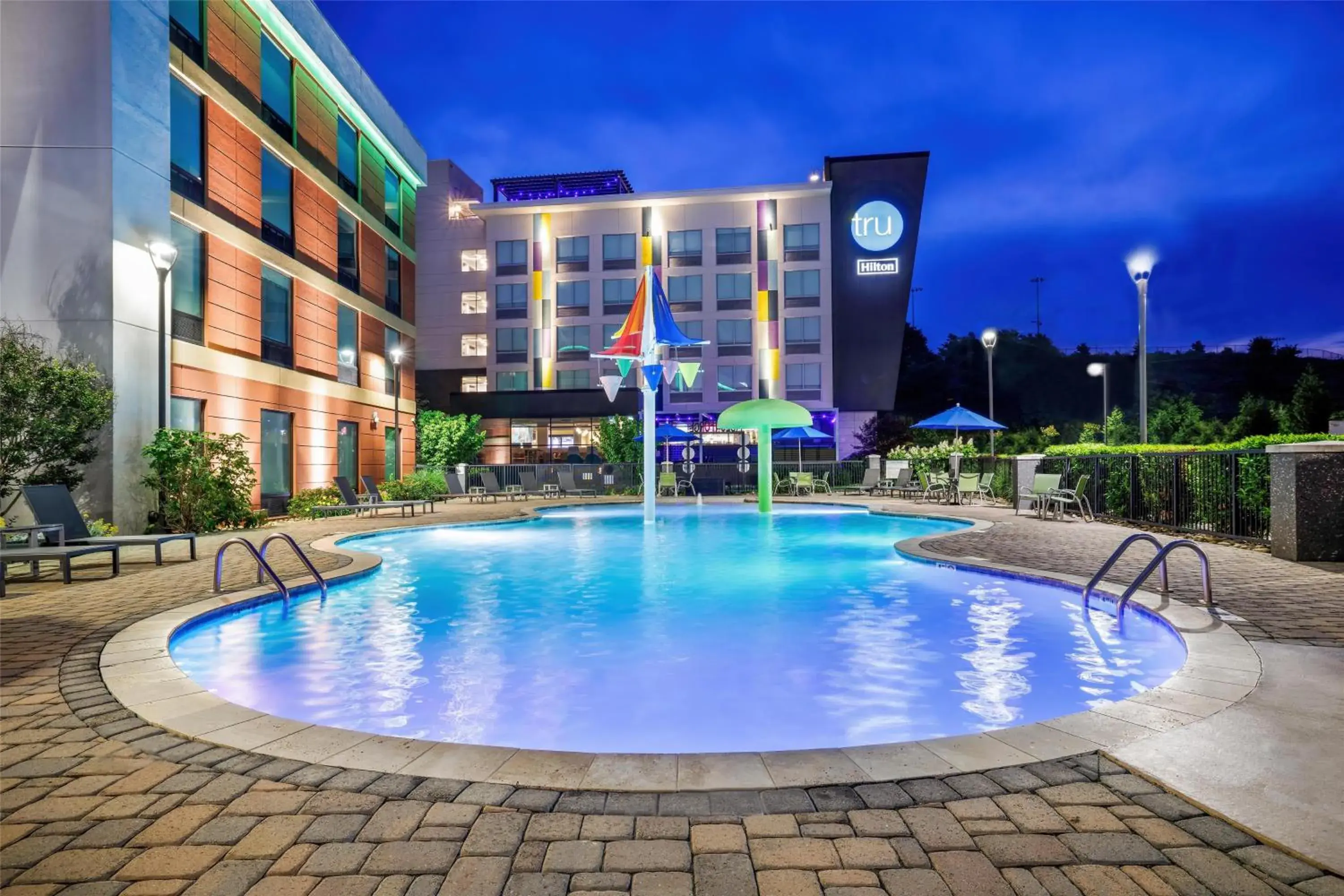 Pool view in Home2 Suites By Hilton Pigeon Forge Pool view in Home2 Suites By Hilton Pigeon Forge