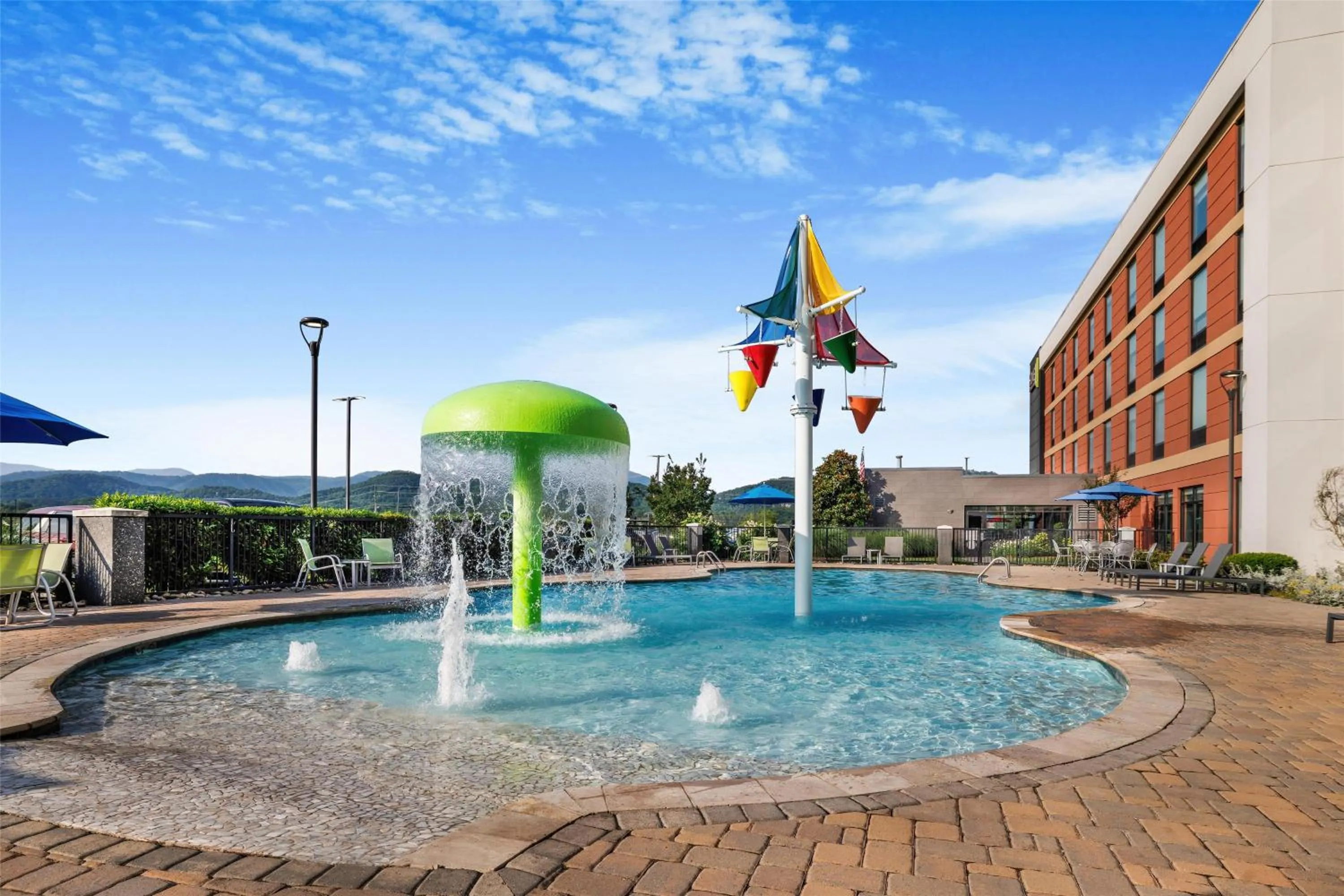 Pool view in Home2 Suites By Hilton Pigeon Forge