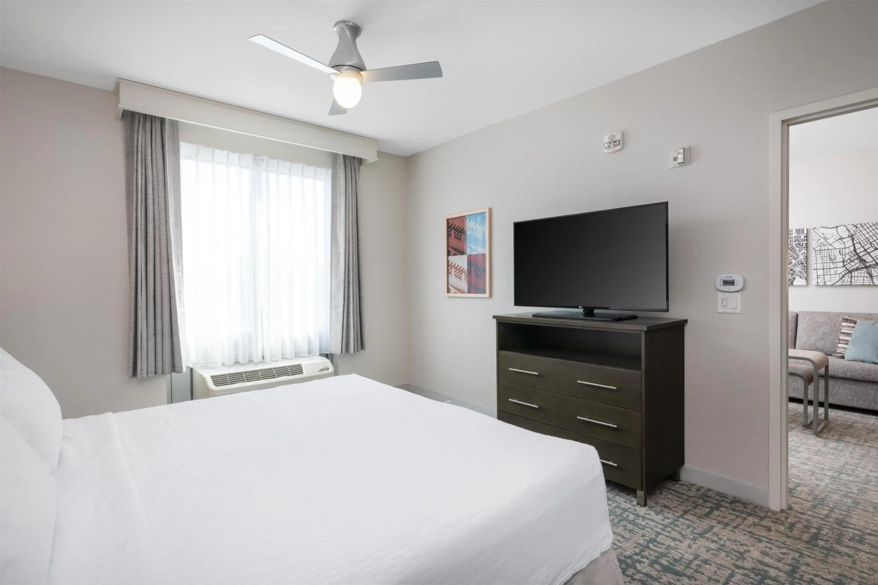 Bed in Homewood Suites By Hilton San Jose Santa Clara