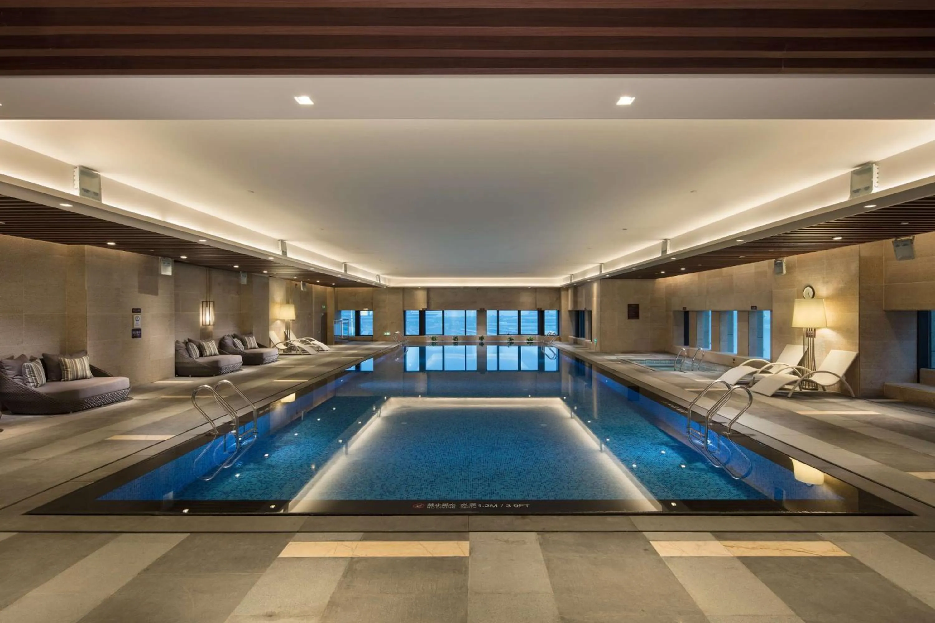 Pool view in DoubleTree By Hilton Xiamen-Haicang