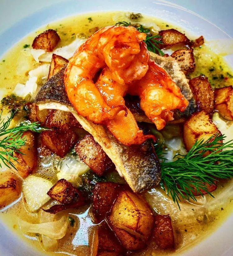 Food in Cadgwith Cove Inn