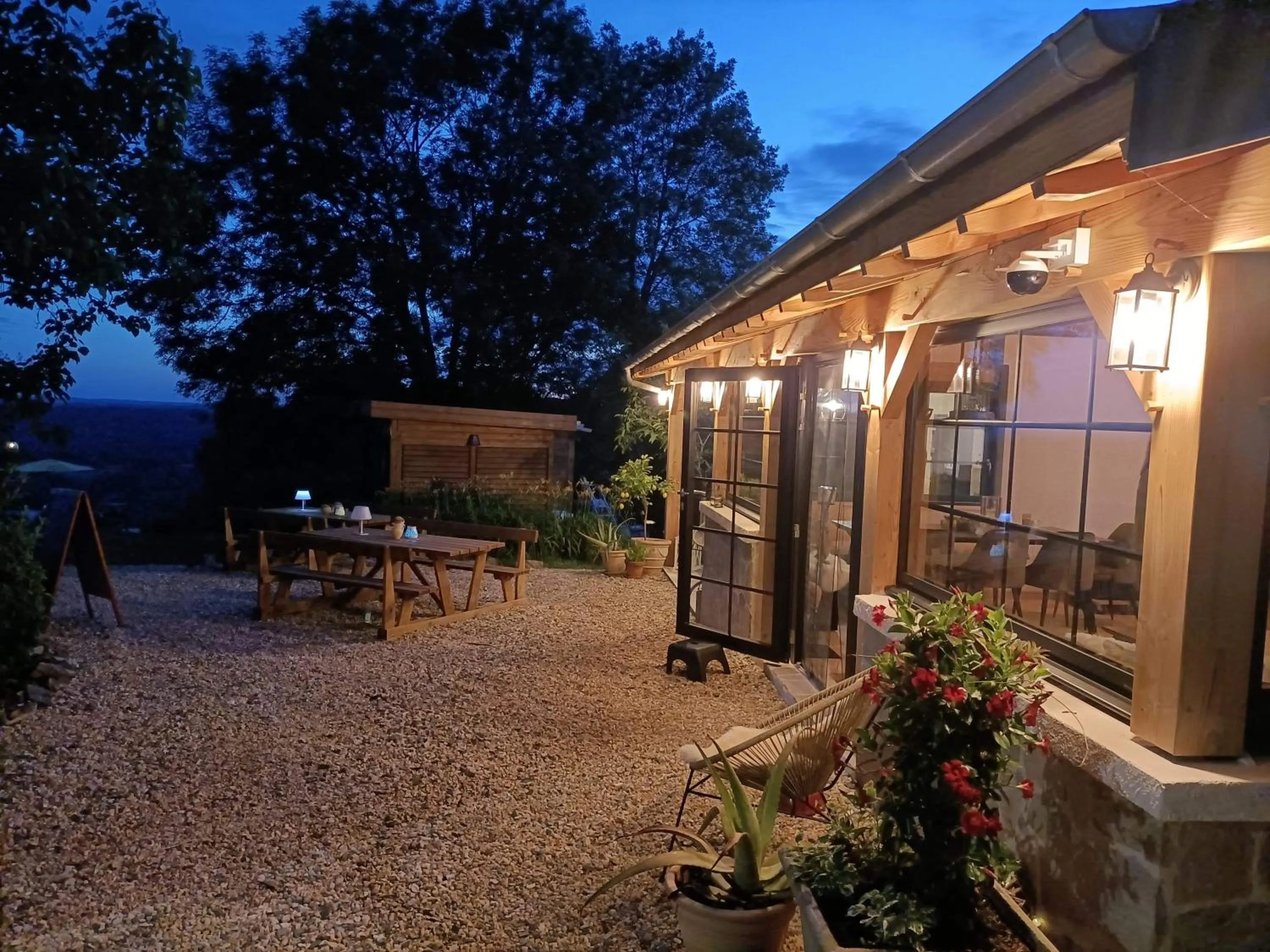 Property building in La Maison Bleue