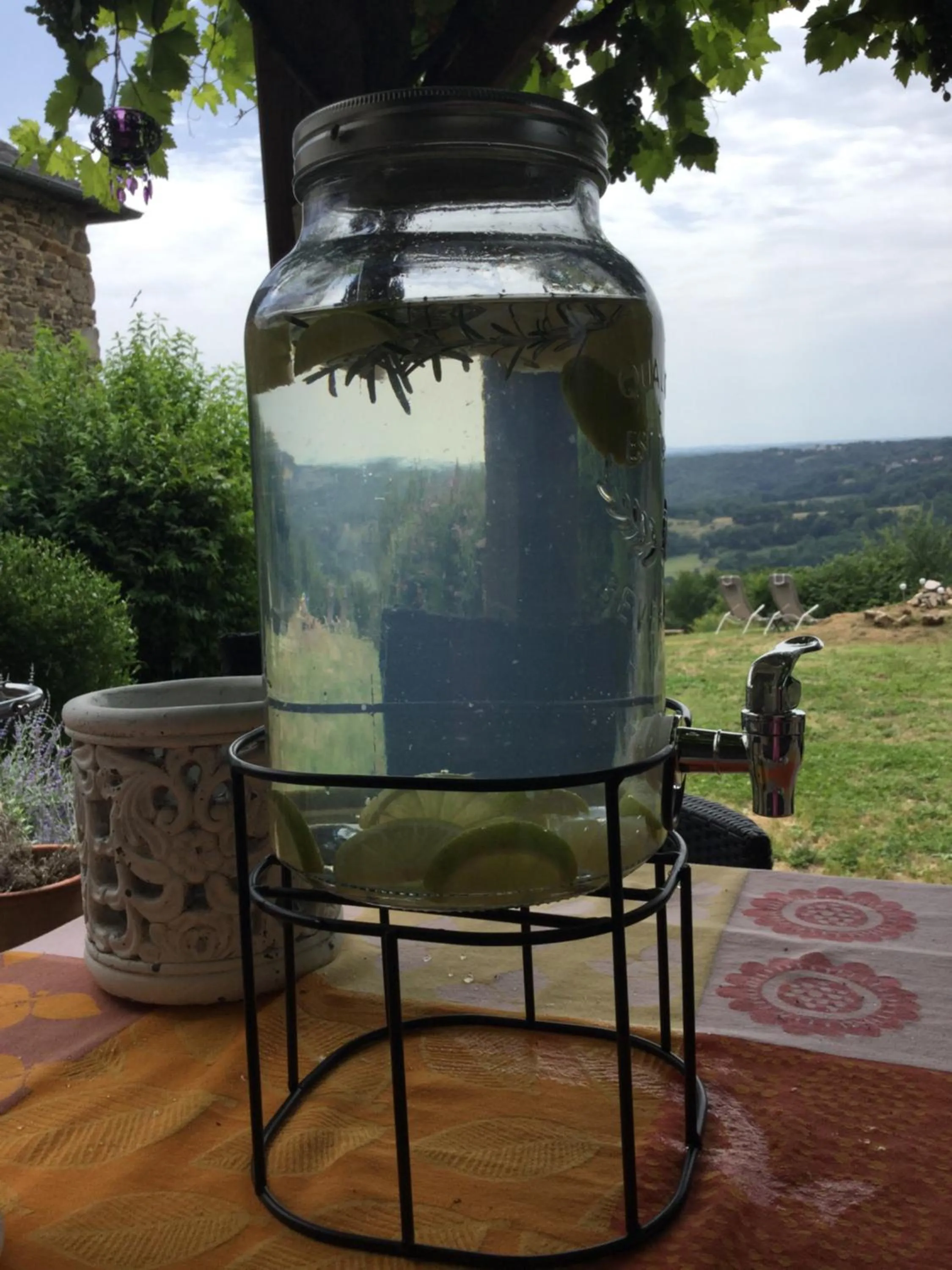 Drinks in La Maison Bleue