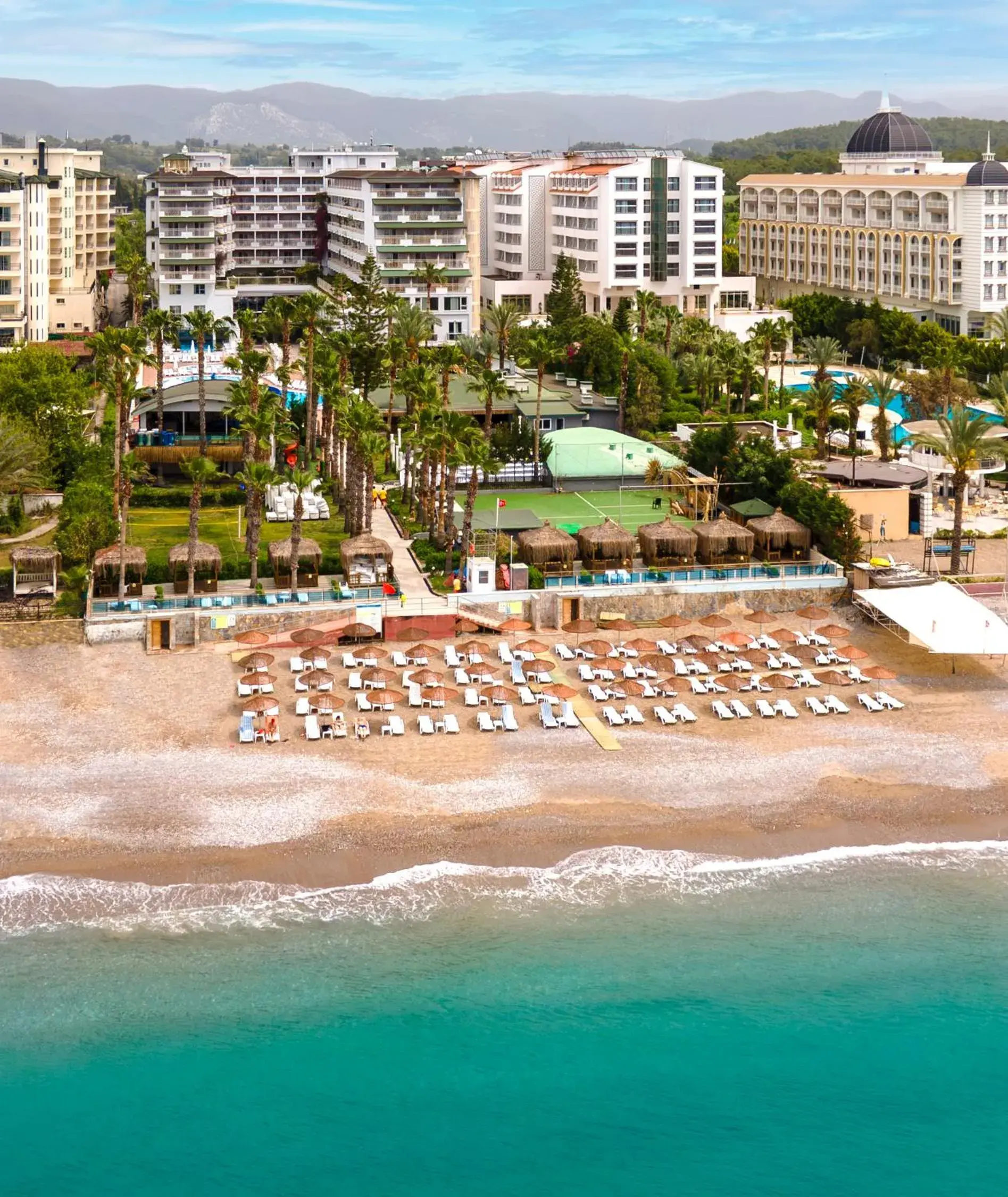 Beach, Bird's-eye View in Holiday Park Resort