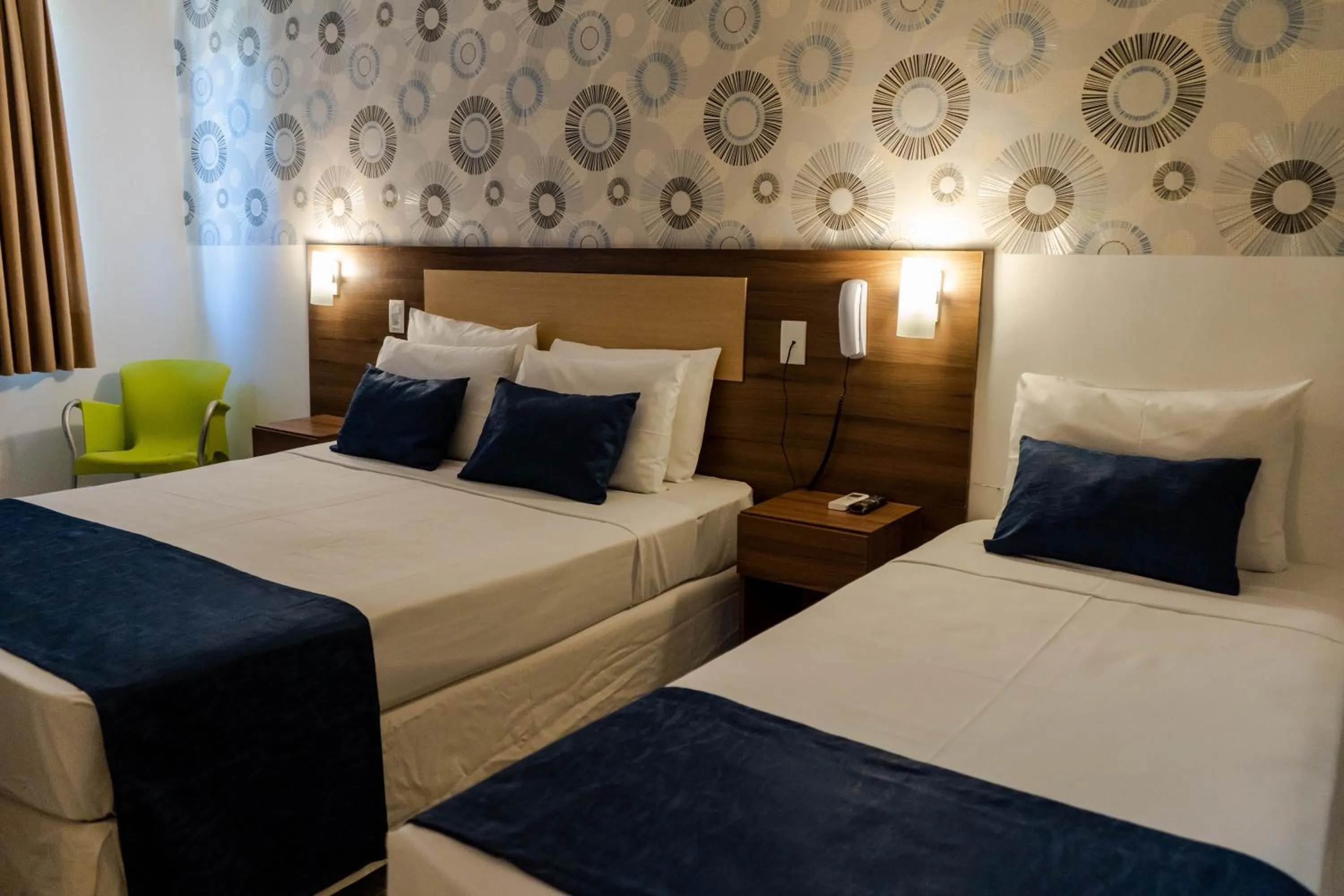 Bed in Milos Beach Hotel