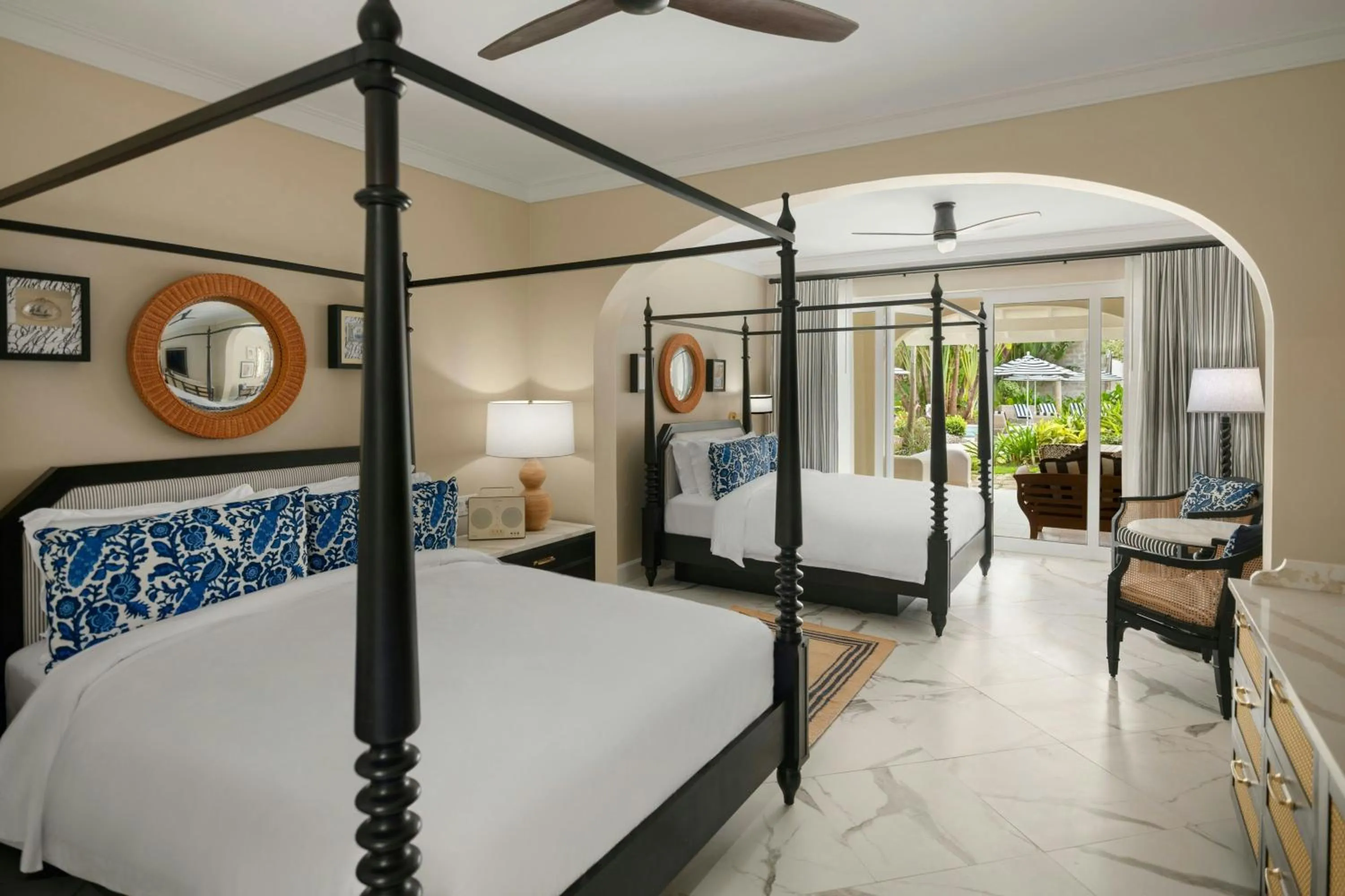 Bedroom, Bed in Colony Club, a Luxury Collection Resort, Barbados