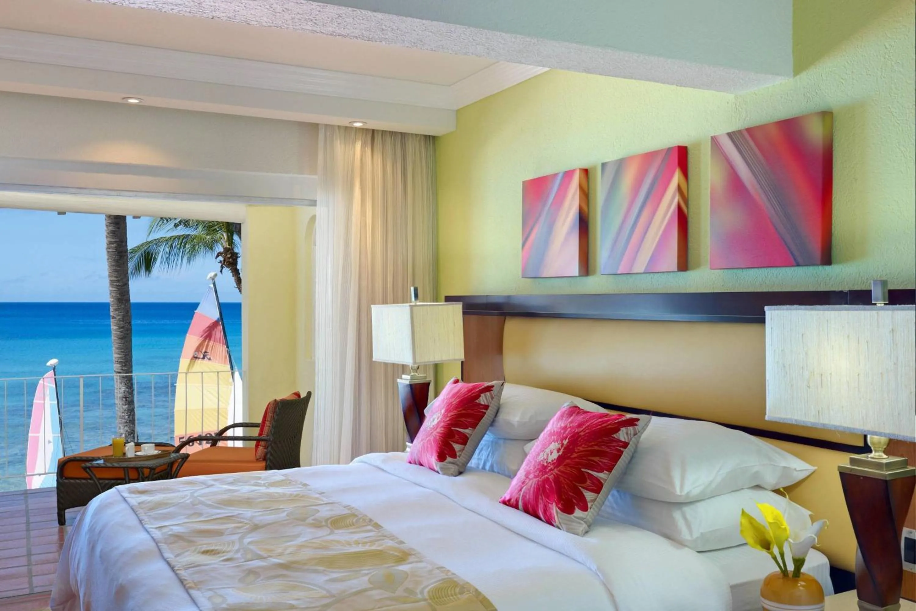Bedroom, Bed in Tamarind by Elegant Hotels - All-Inclusive