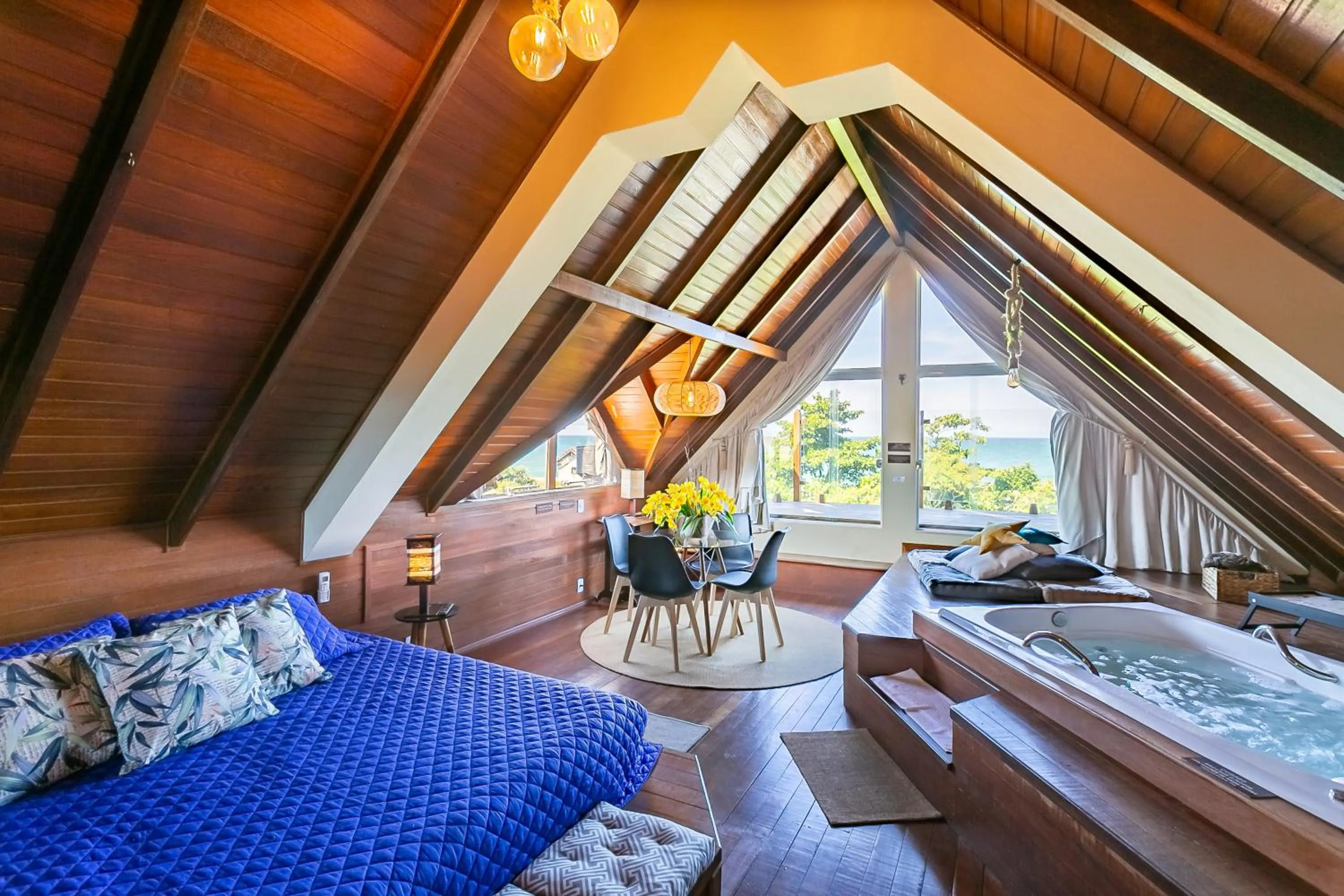 Bed in Penareia Floripa Beach Hotel