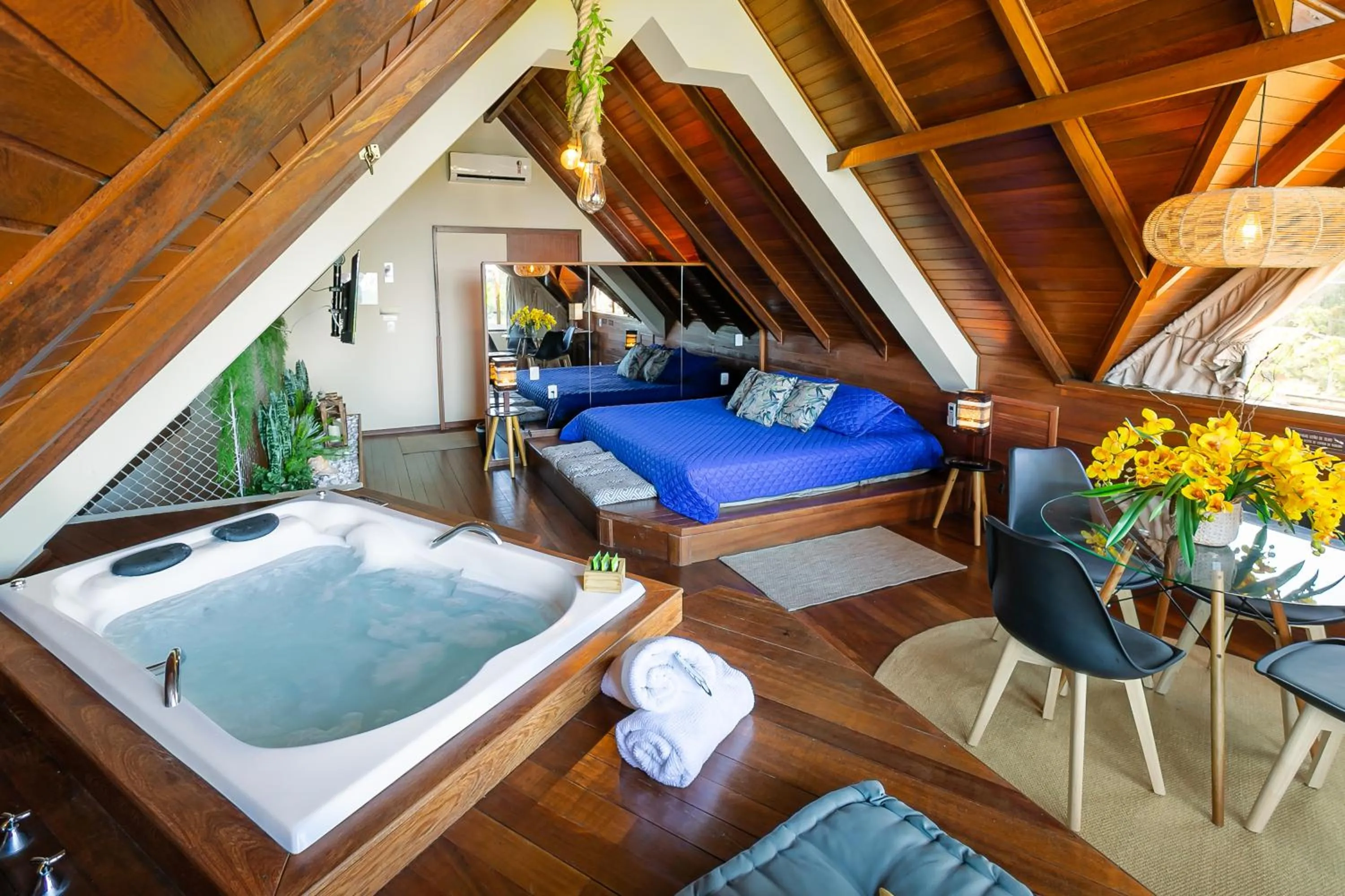 Bed in Penareia Floripa Beach Hotel