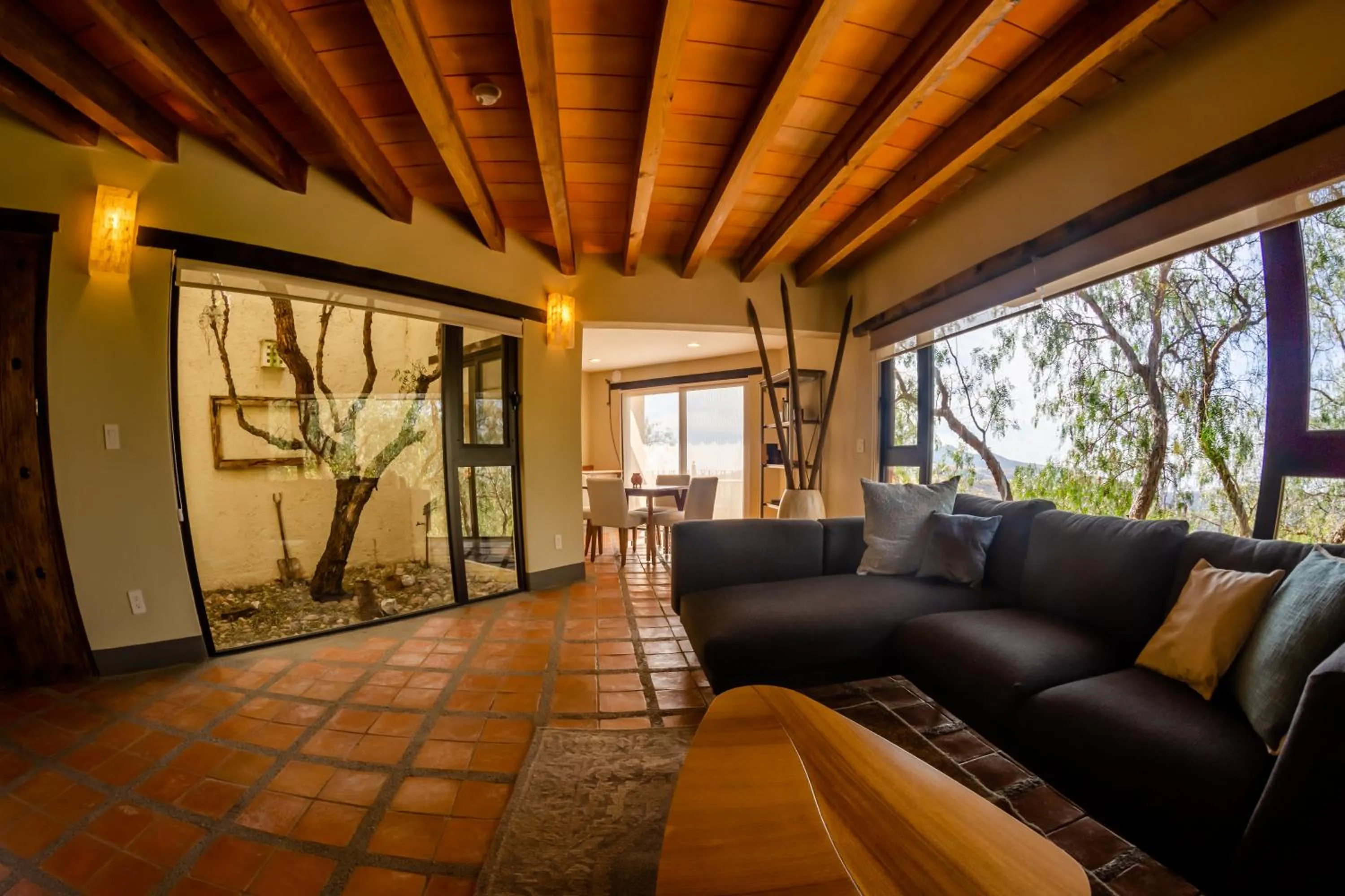 Seating area in Hotel Camino de Vinos