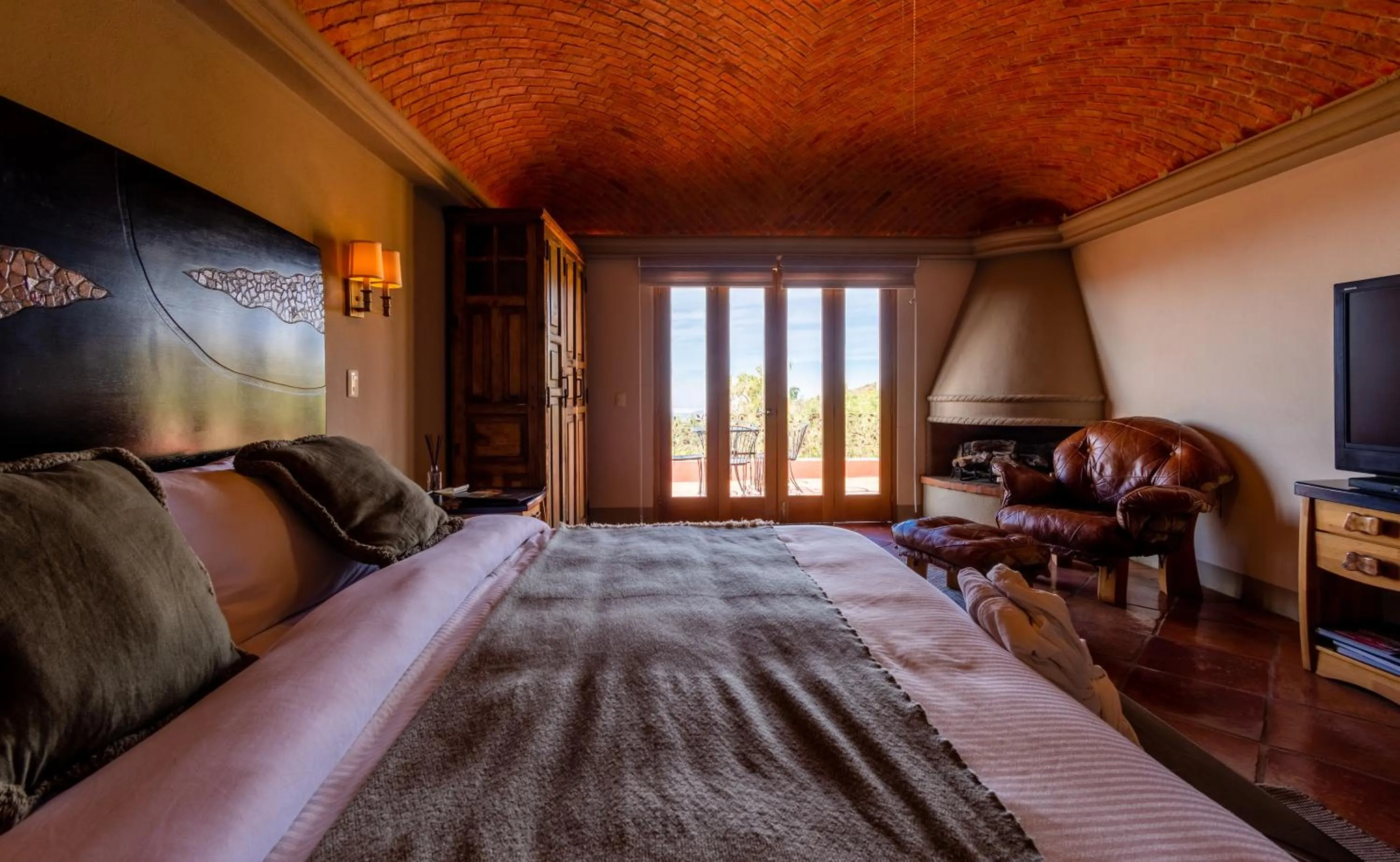 Bed in Hotel Camino de Vinos