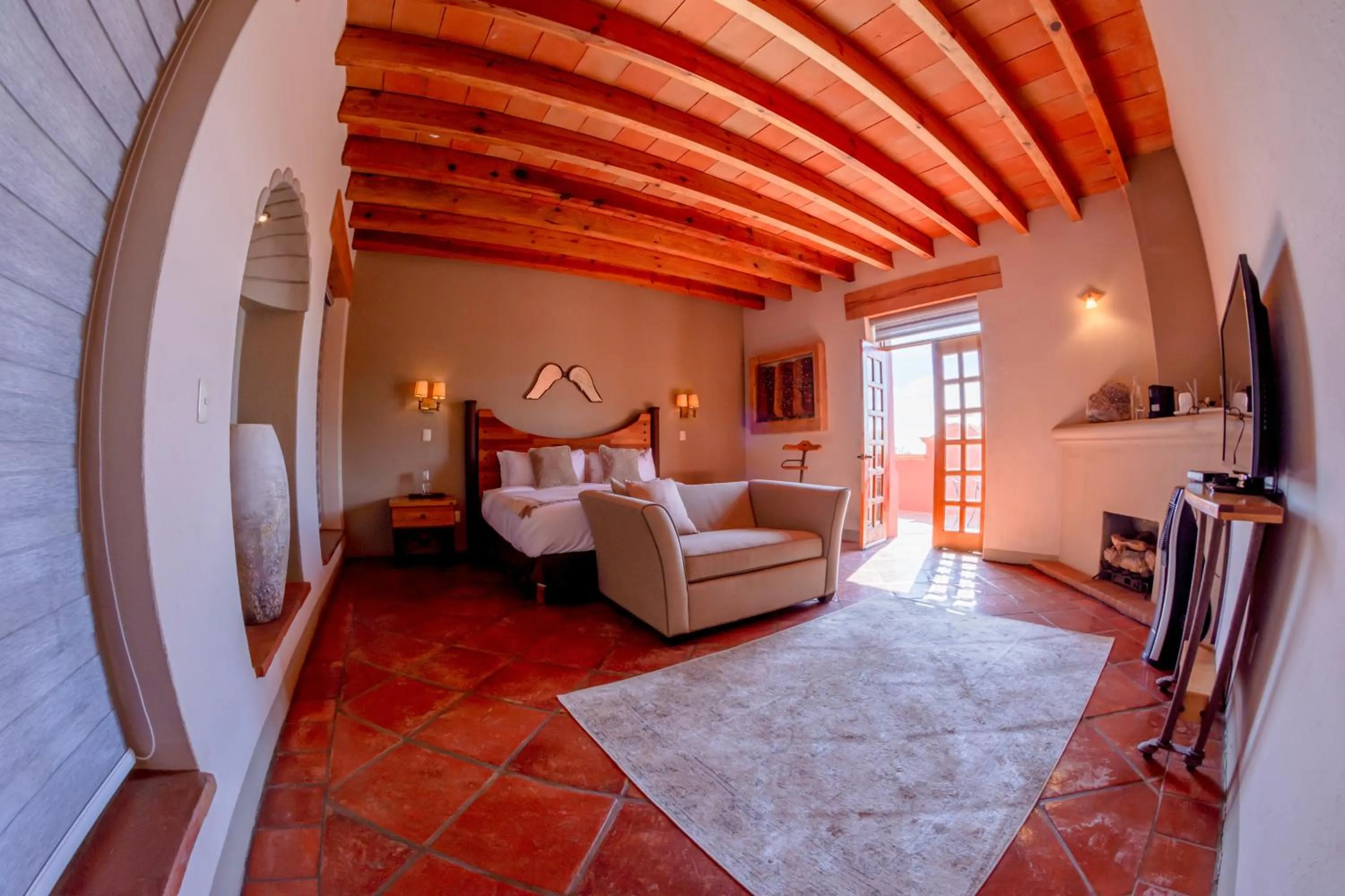 Bed in Hotel Camino de Vinos