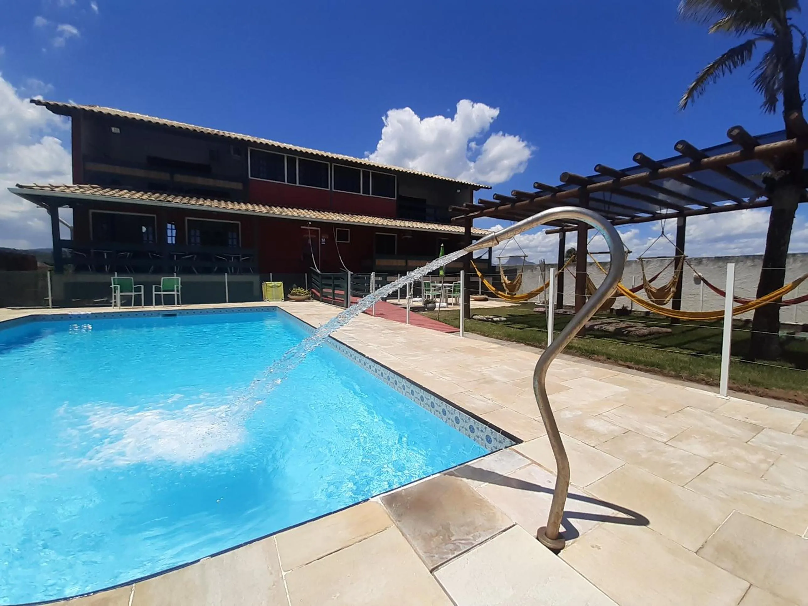 Swimming pool in Casarão da Praia - Itaipuaçu, Jardim Atlântico, Maricá