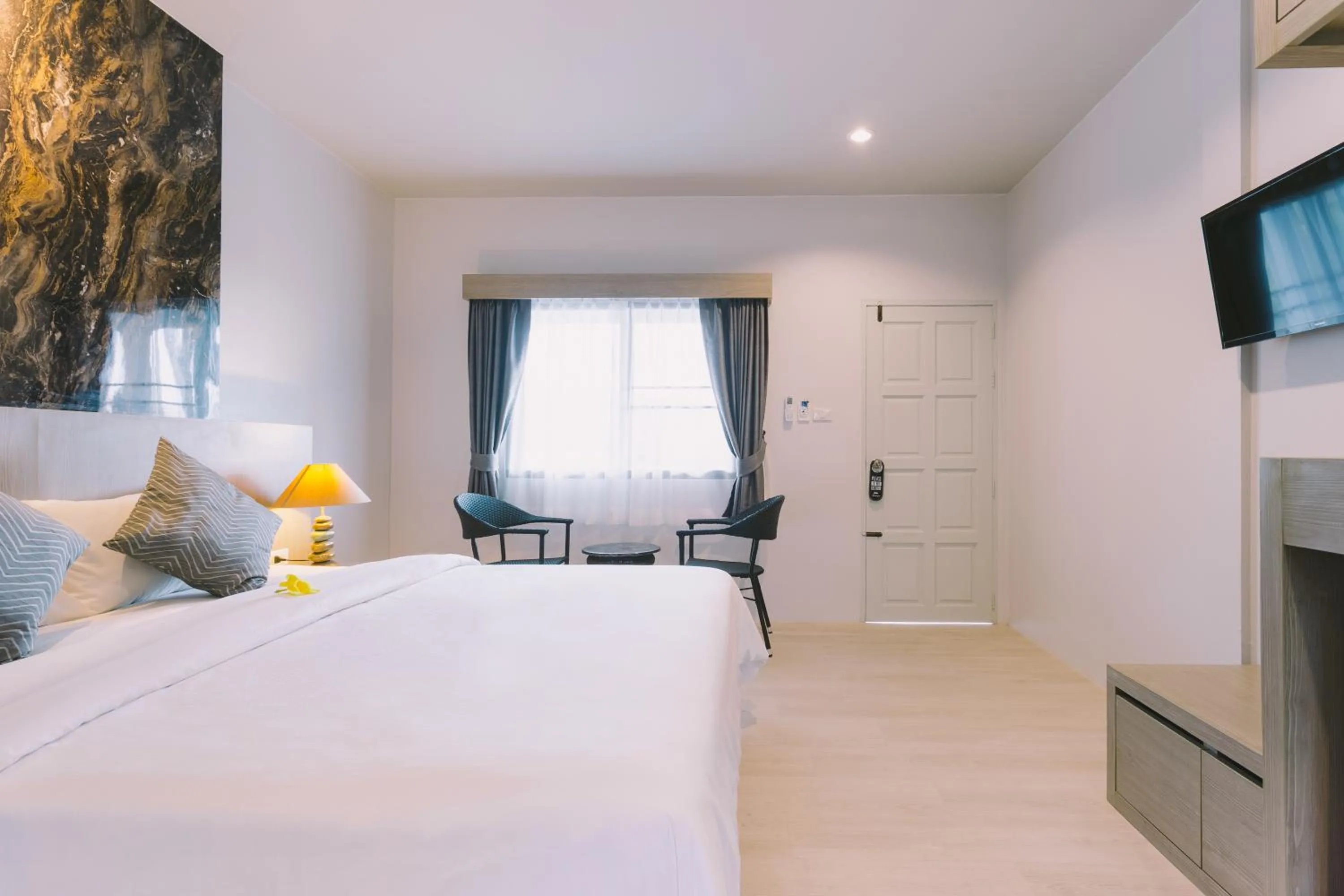 Bed in Fantasy Hill Bungalow