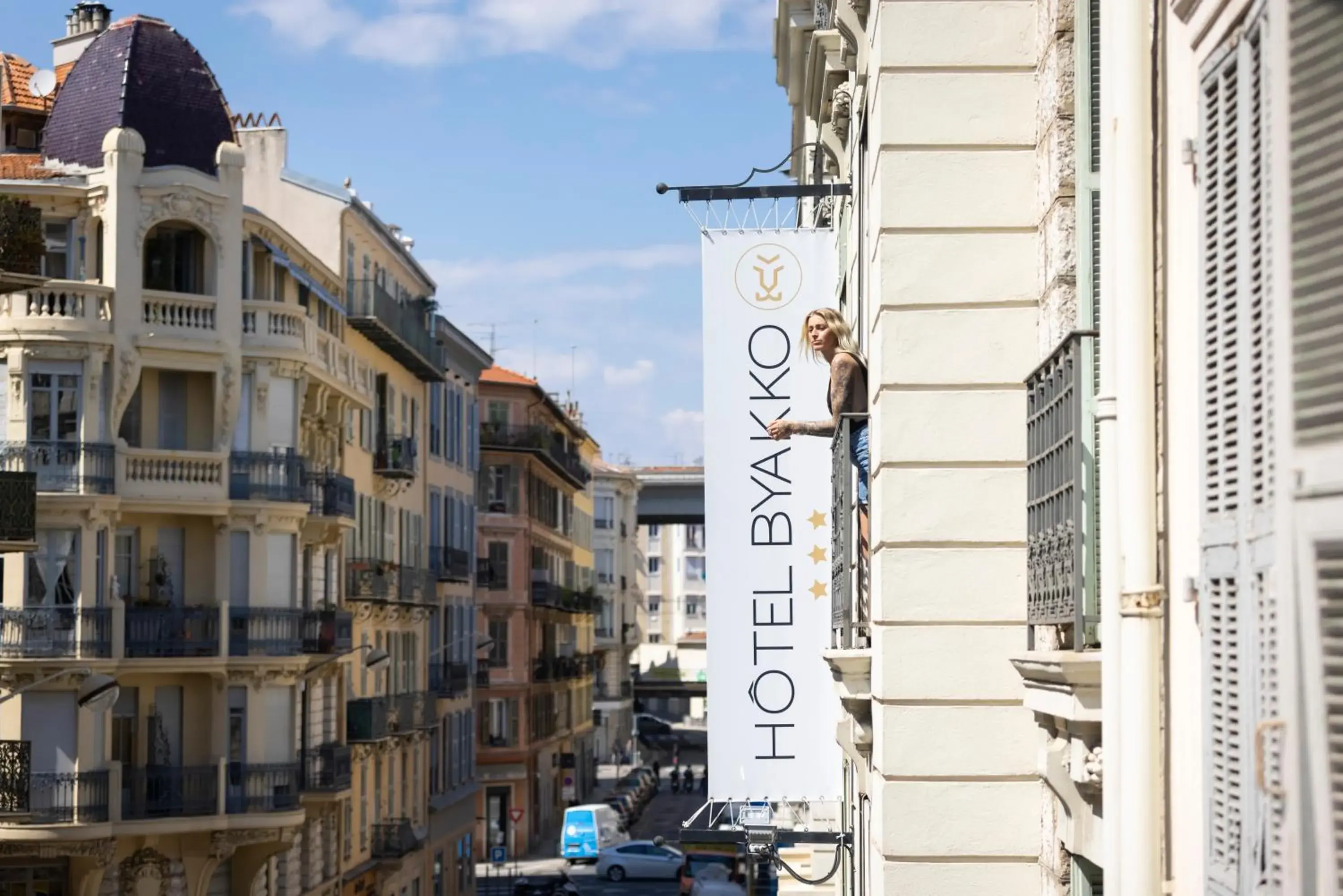 Property building in Hôtel Byakko Nice Property building in Hôtel Byakko Nice