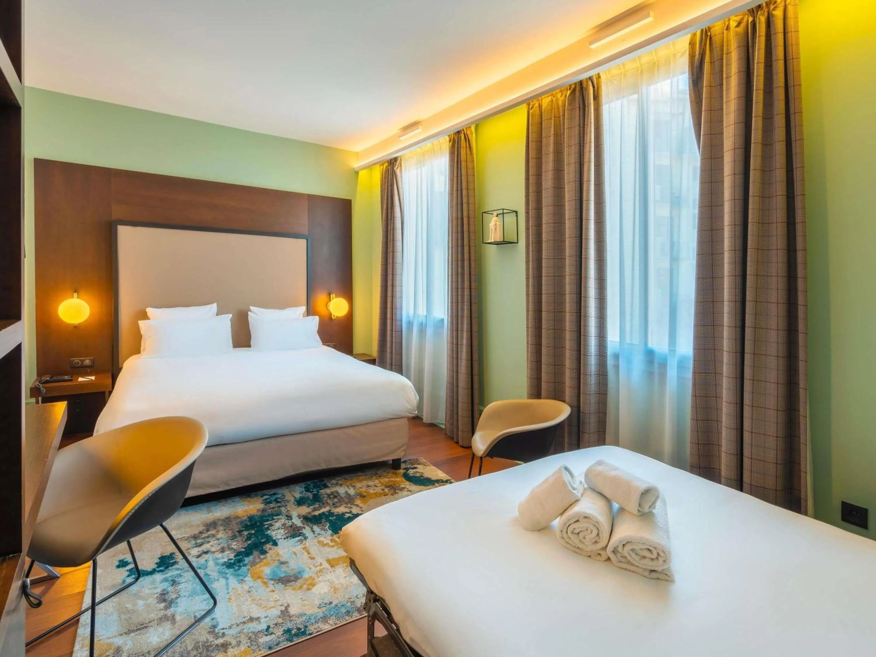 Bedroom, Bed in Le Splendid Hotel Lac D'Annecy - Handwritten Collection