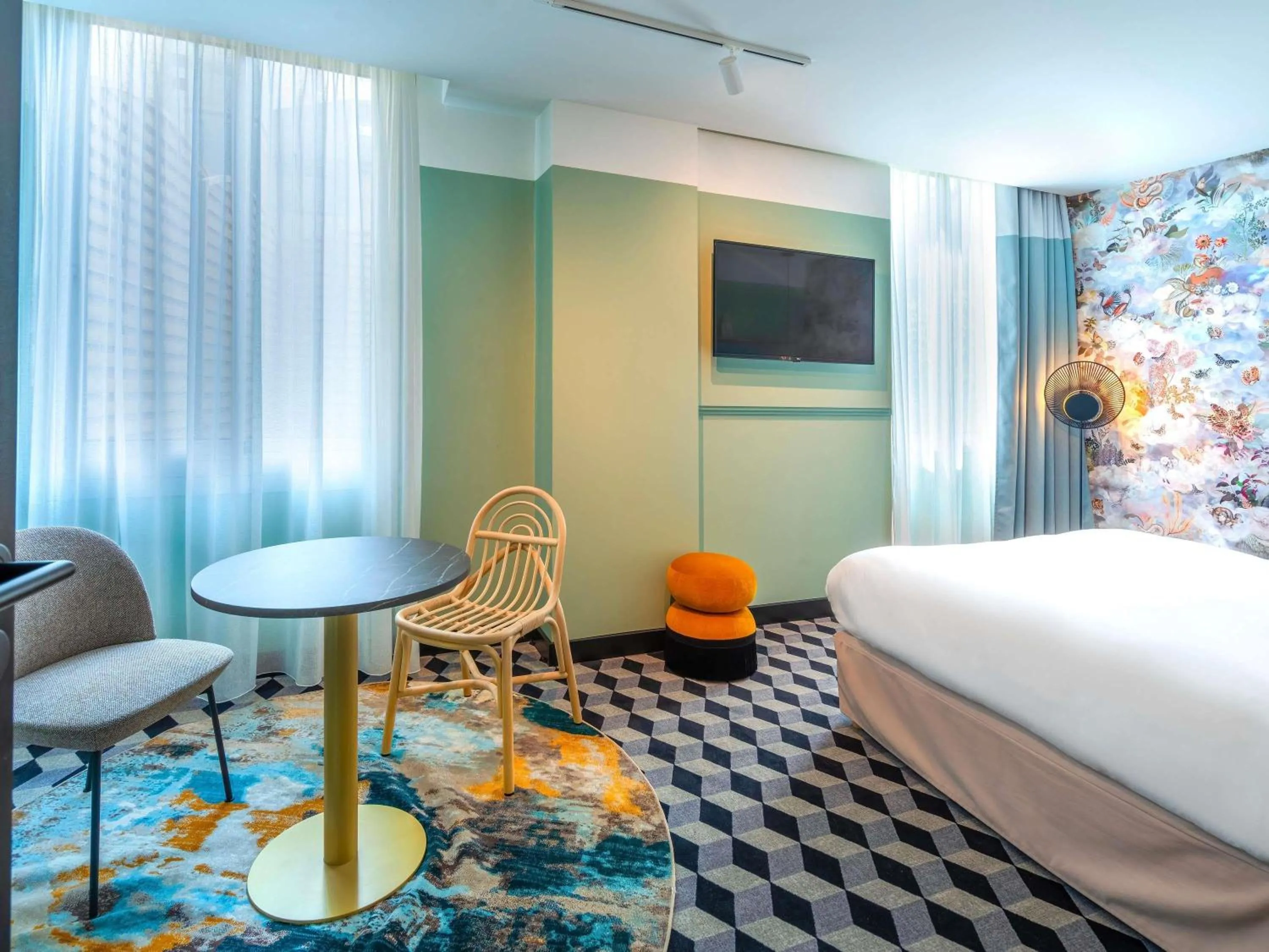 Bedroom, Bed in Le Splendid Hotel Lac D'Annecy - Handwritten Collection