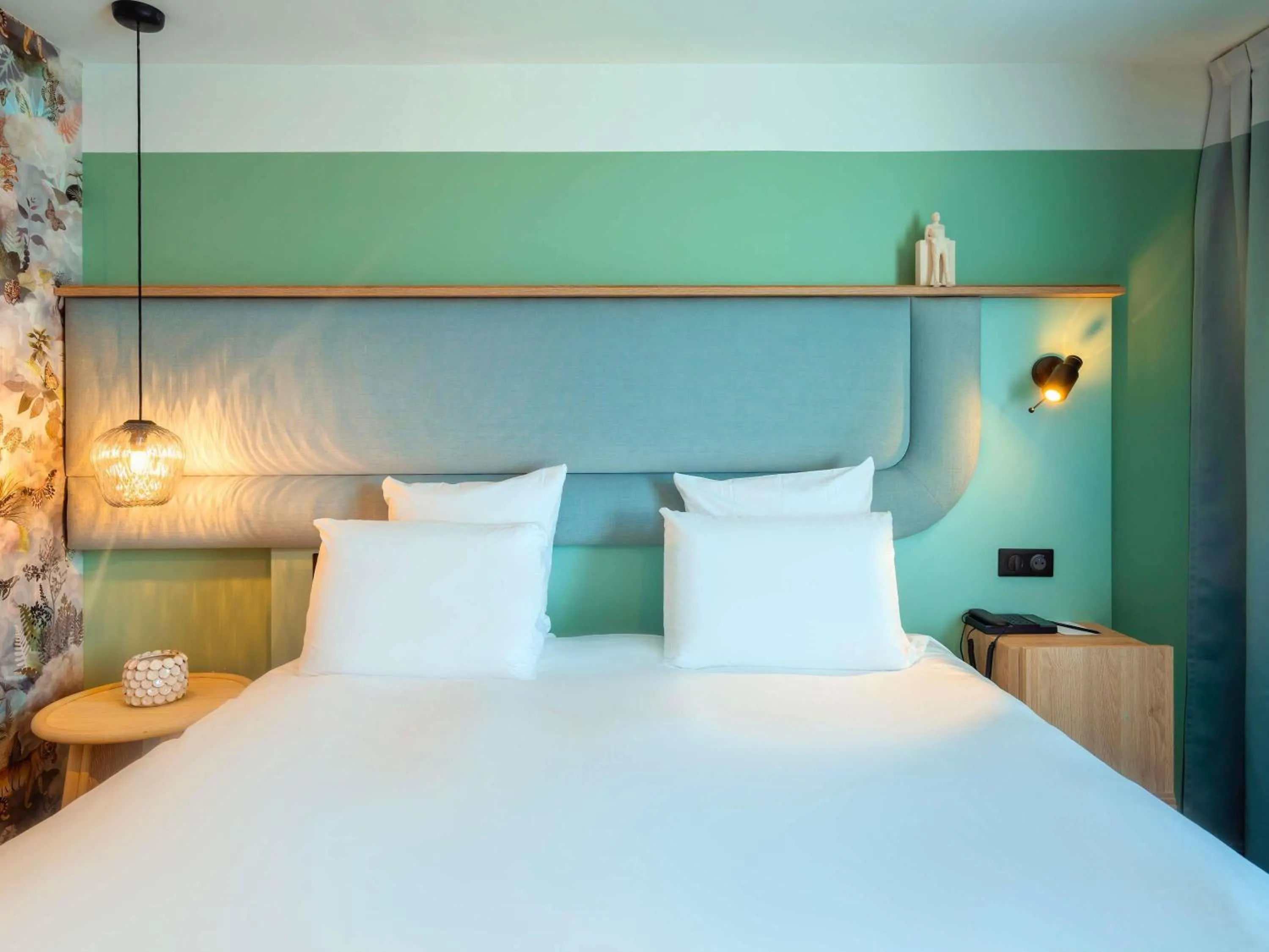 Bedroom, Bed in Le Splendid Hotel Lac D'Annecy - Handwritten Collection