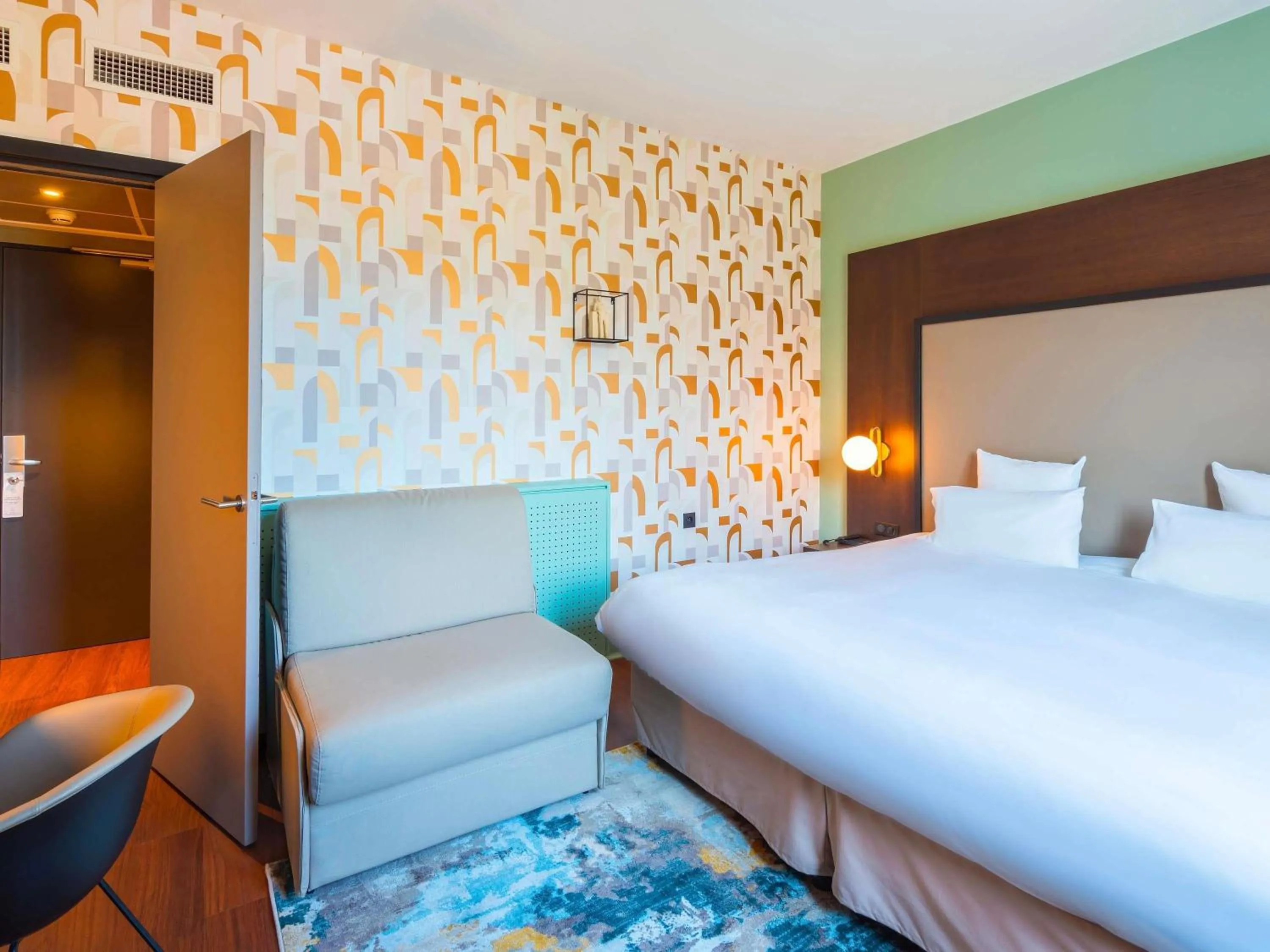 Bedroom, Bed in Le Splendid Hotel Lac D'Annecy - Handwritten Collection