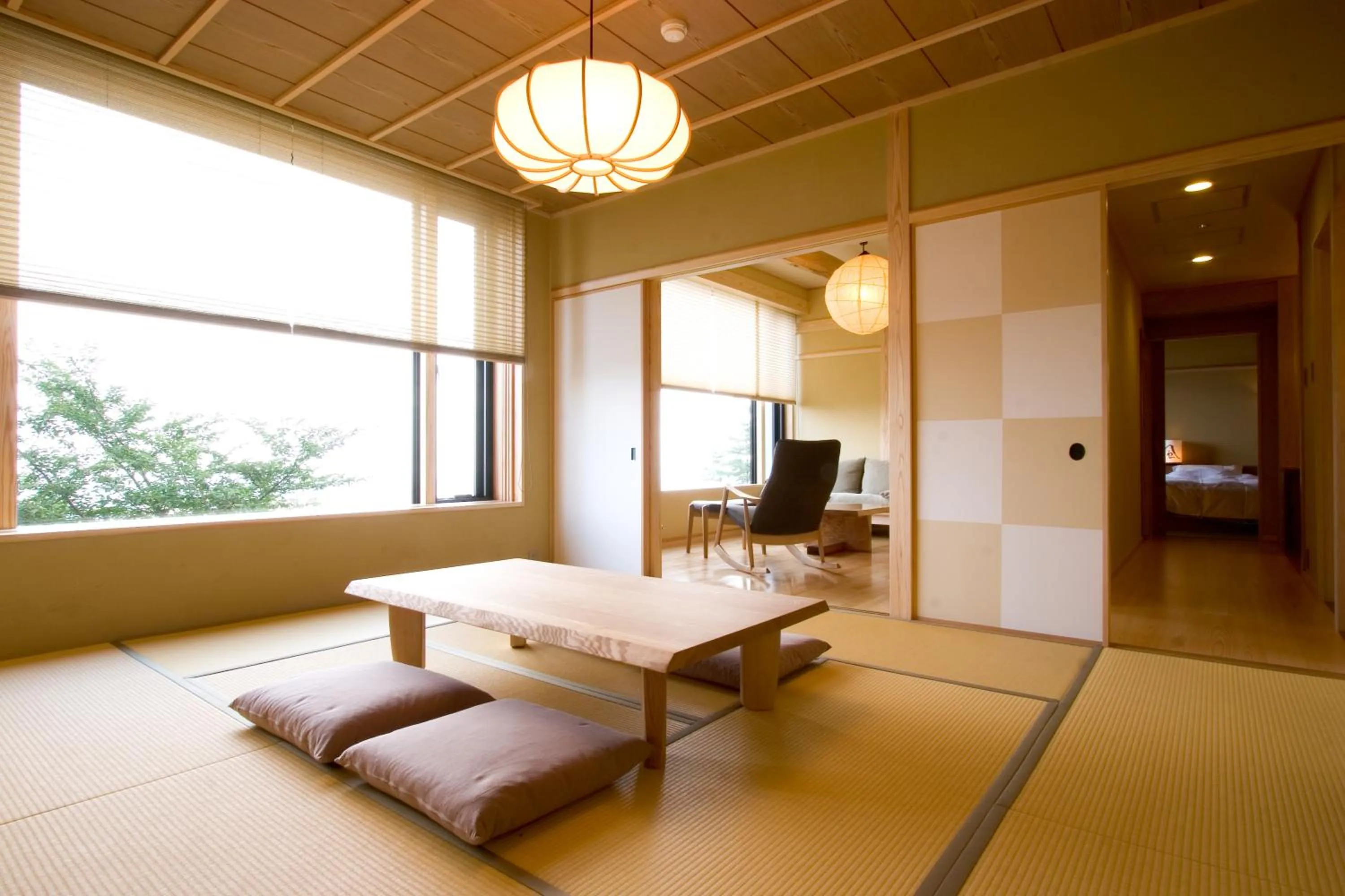 Bed in 山荘 風の杜 Sanso Kazenomori