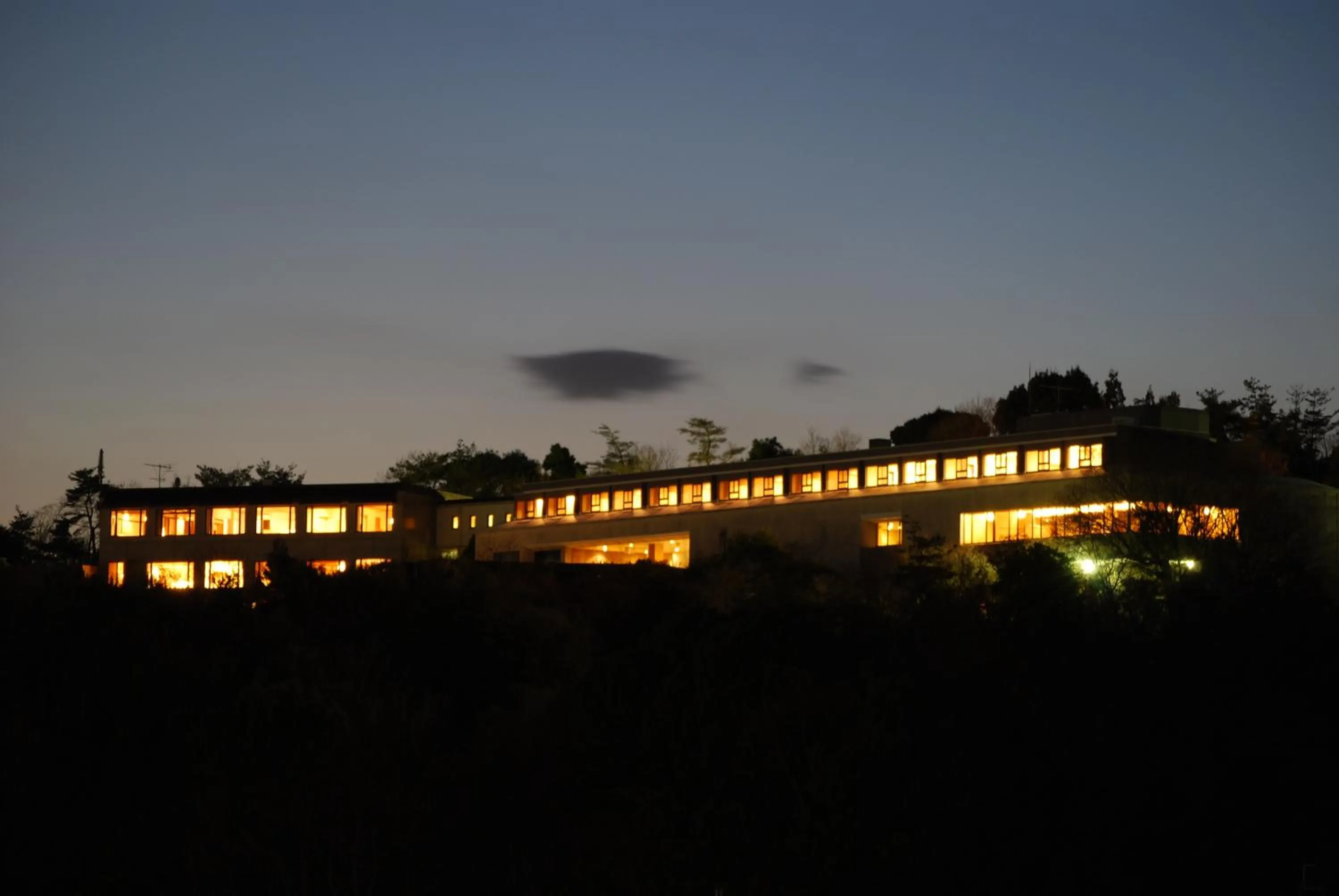 Facade/entrance in 山荘 風の杜 Sanso Kazenomori